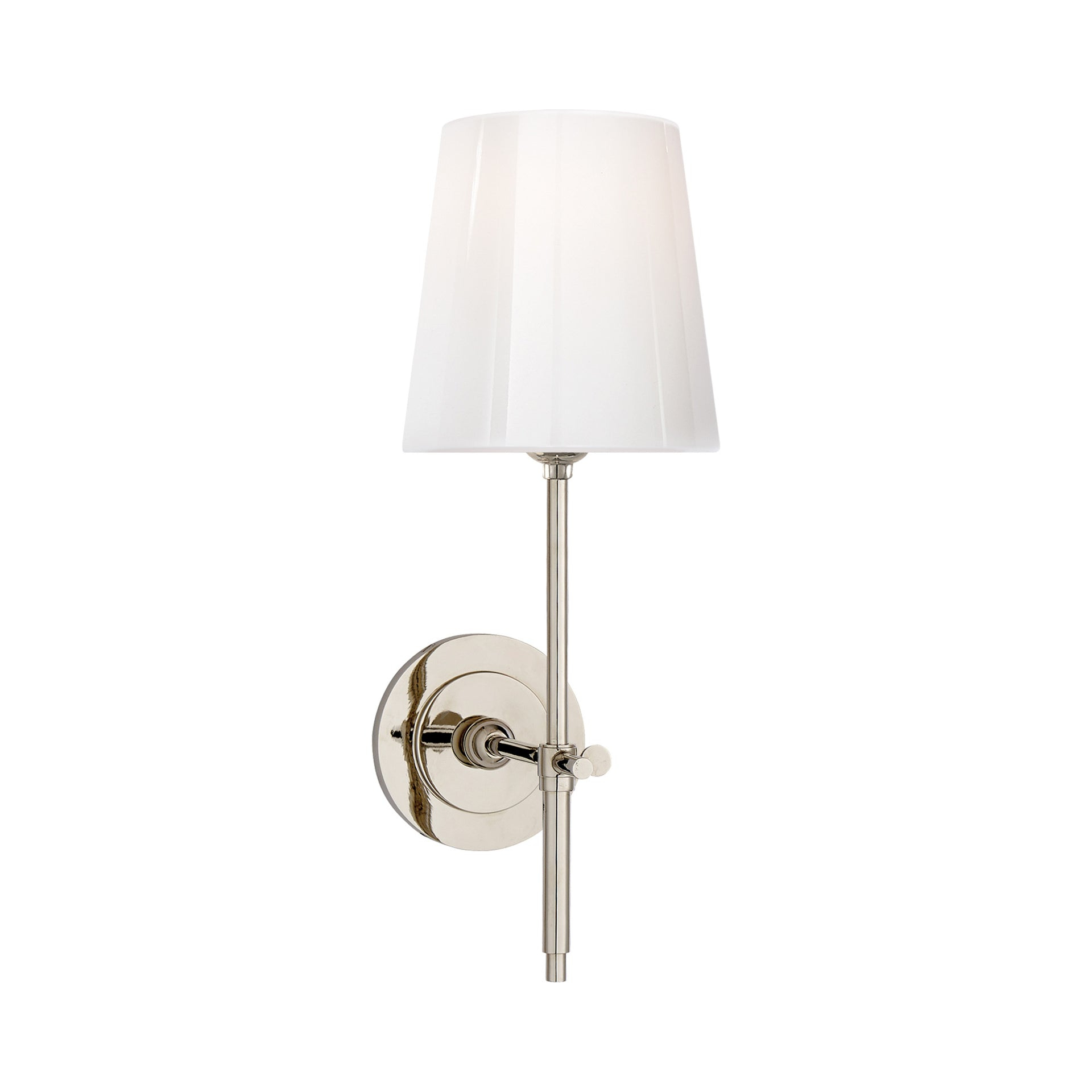 Elegant Outdoor Direct Wired Nickel Wallchiere, 14.5" Height