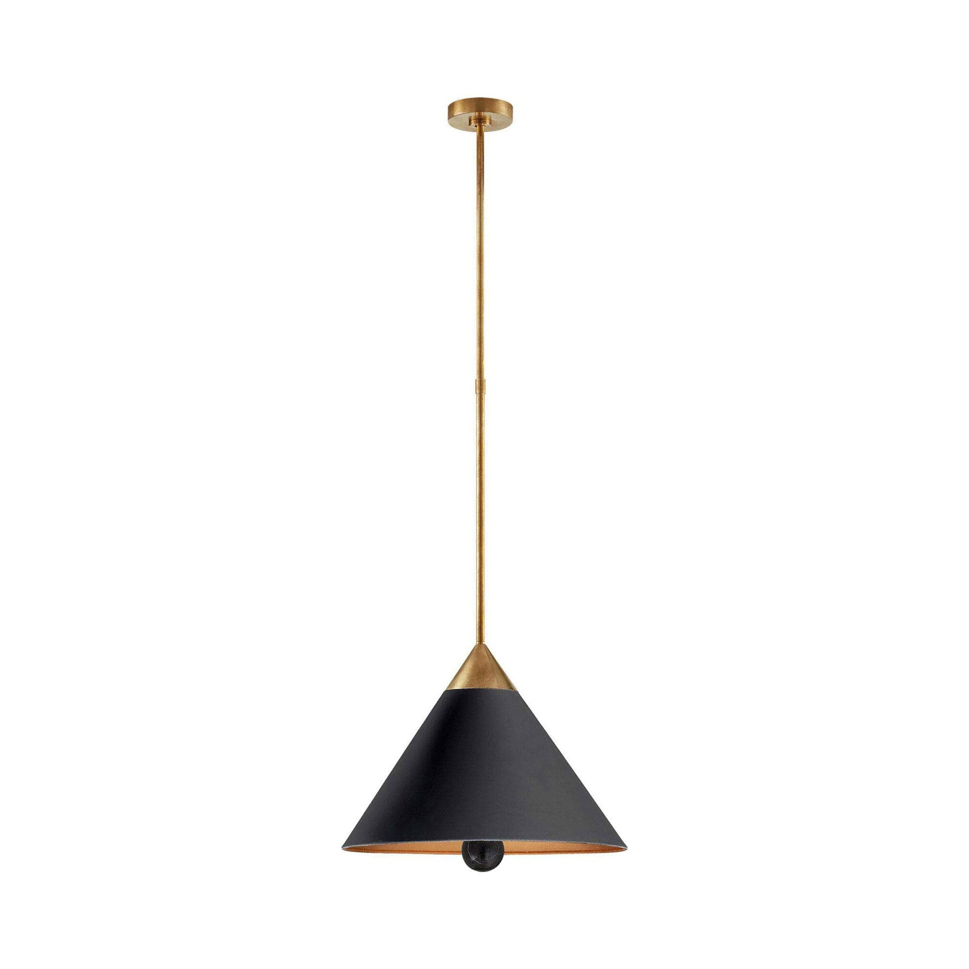 Black Crystal LED Indoor/Outdoor Pendant Light