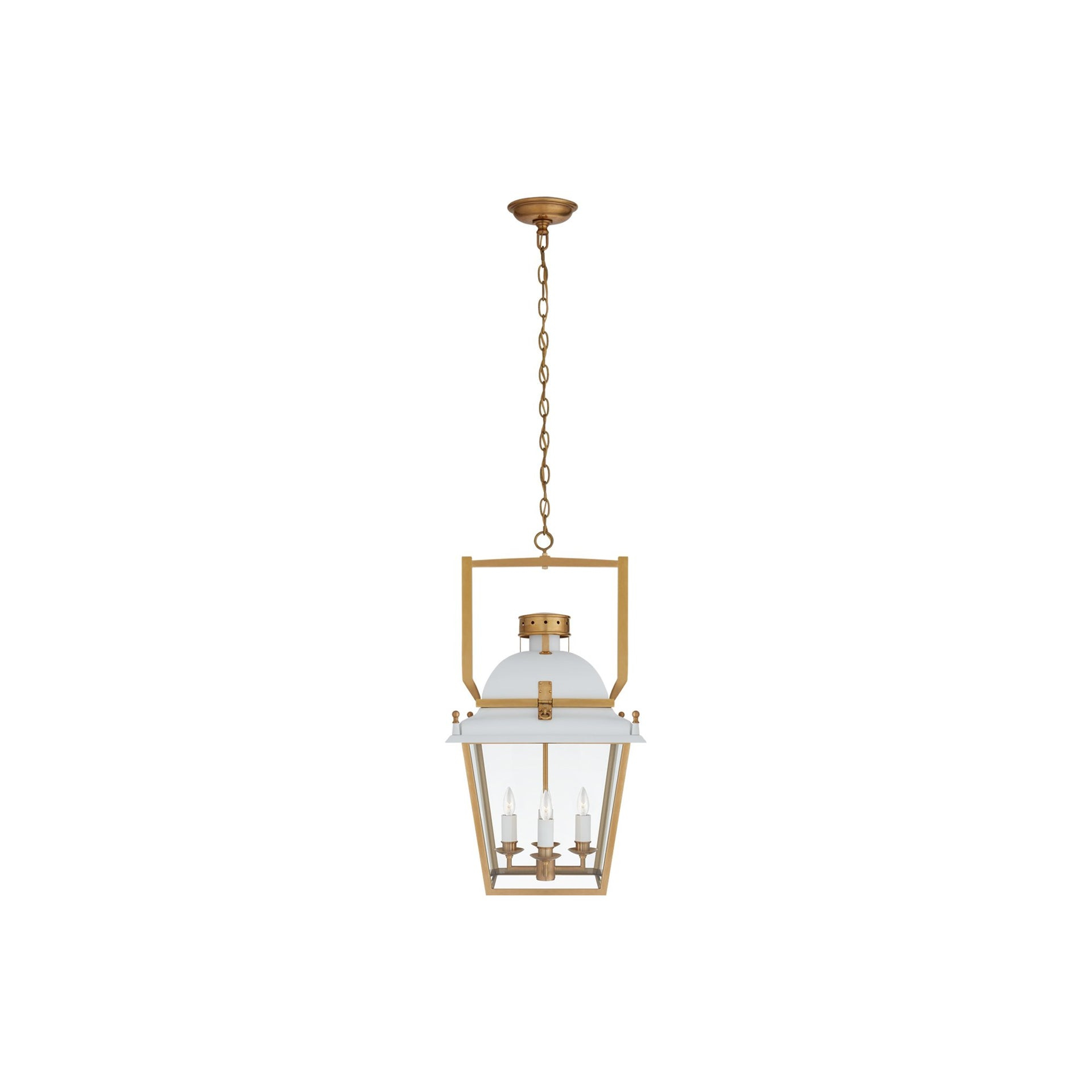Coventry Matte White 27'' Industrial Farmhouse Pendant Light