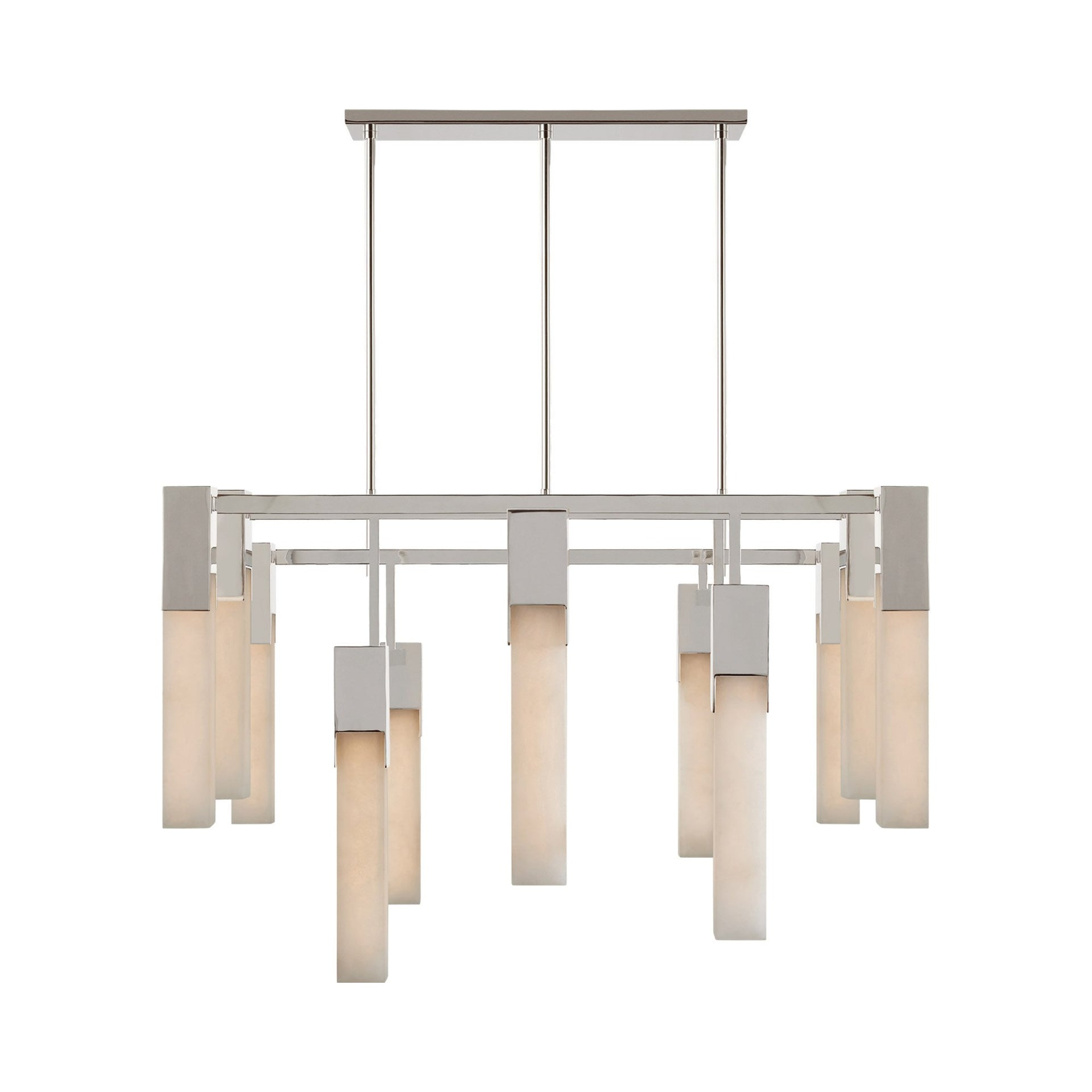Kelly Wearstler Covet 44" Polished Nickel Large Chandelier