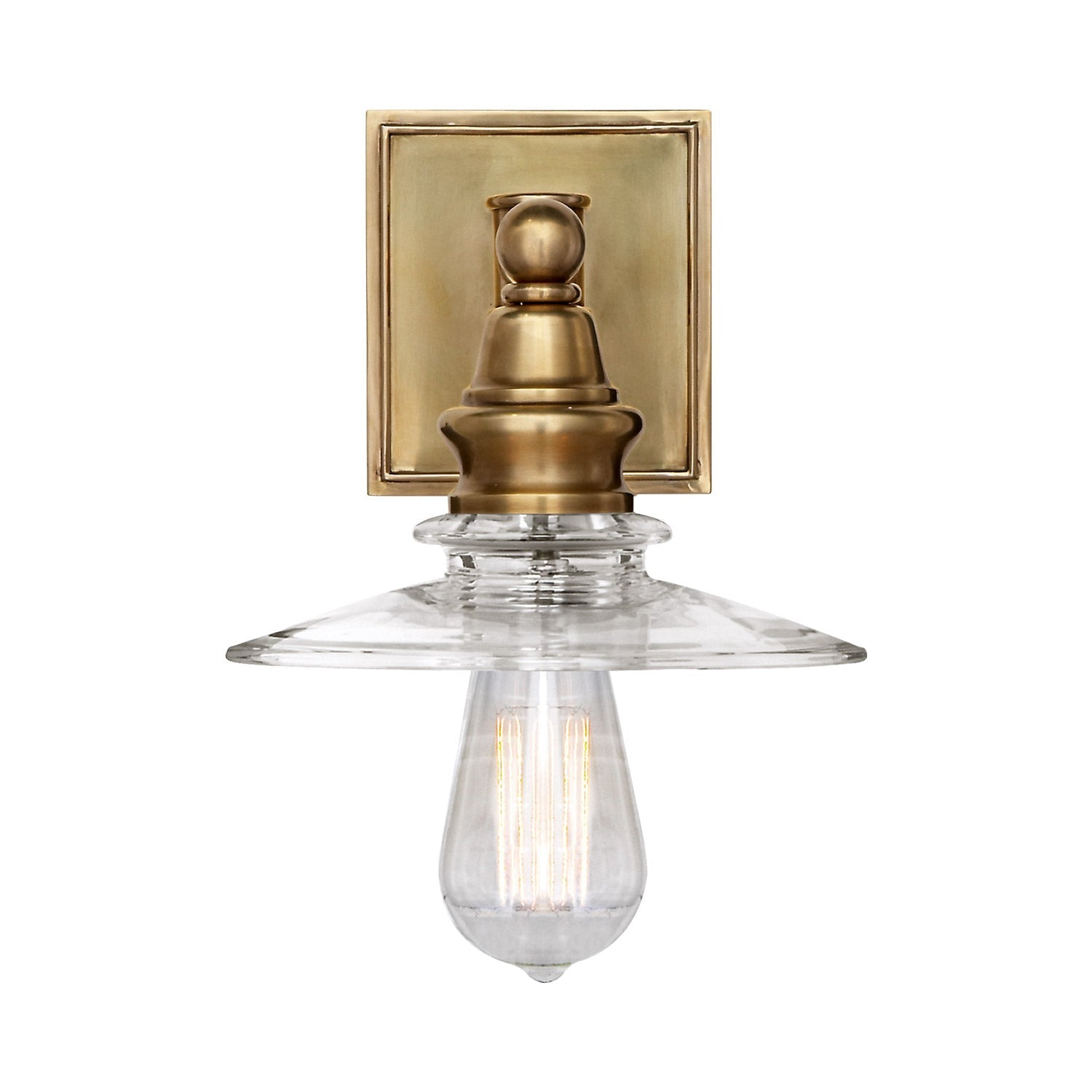 Covington Elegance 12.75'' Brass & Bronze Outdoor Wall Sconce