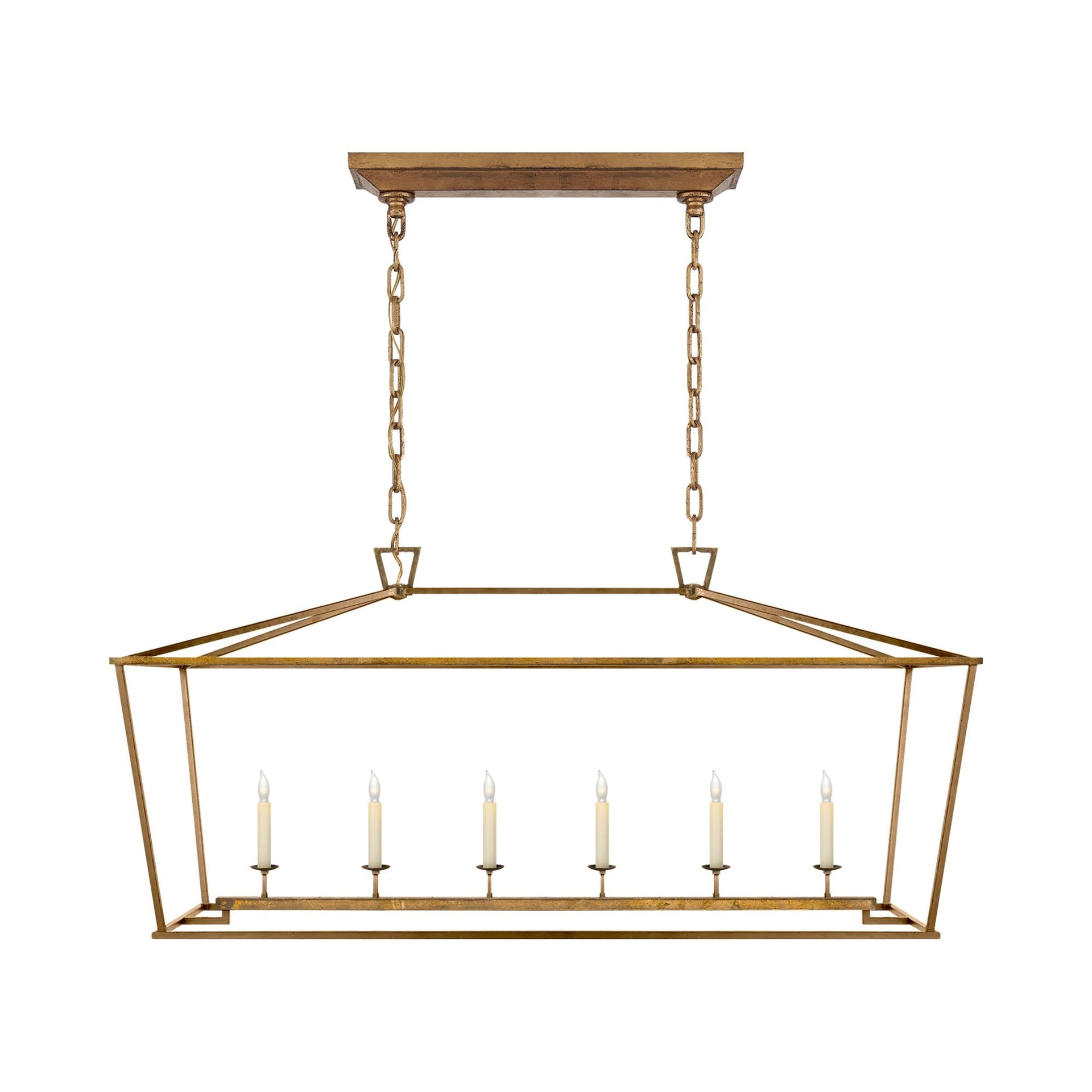 Darlana Gilded Iron 6-Light Indoor/Outdoor Pendant
