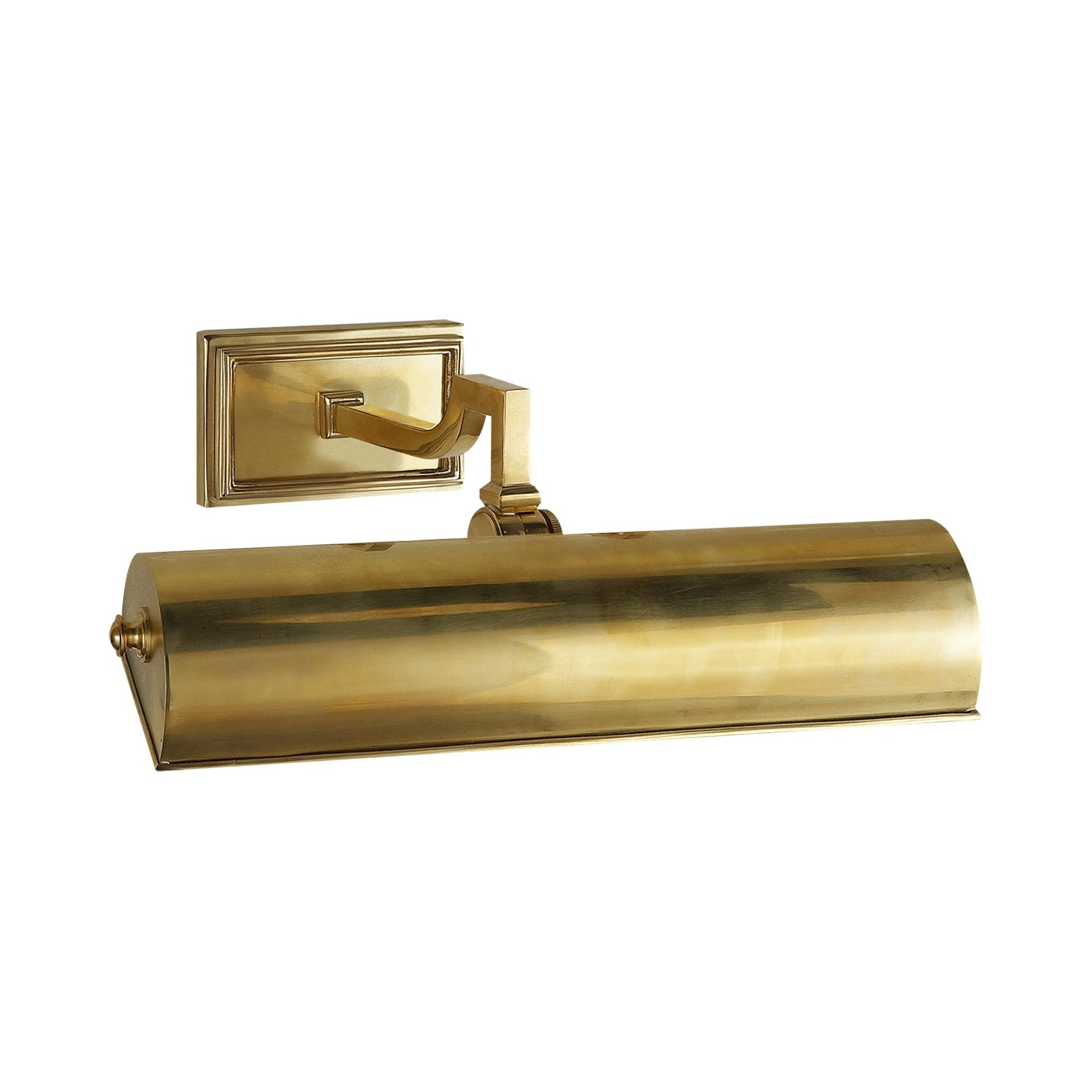 Natural Brass 13.5" Dimmable Wall Picture Light