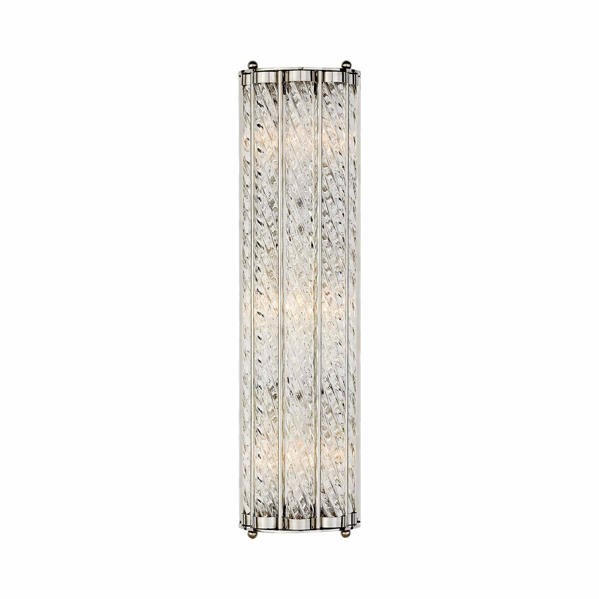 Eaton 21" Polished Nickel Dimmable Direct Wired Wall Sconce