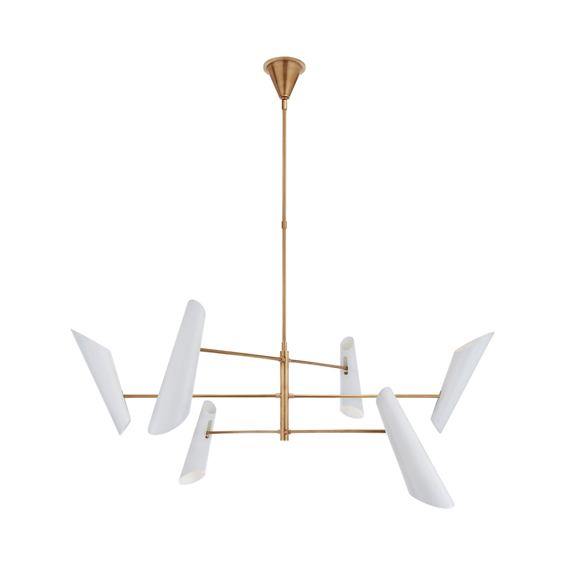 Franca Hand-Rubbed Antique Brass LED Chandelier