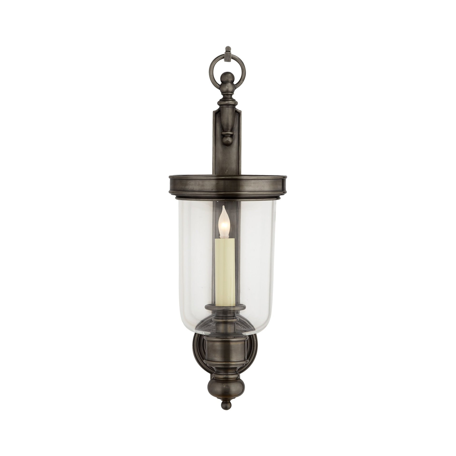Black Bronze Jelly Jar Dimmable Wall Sconce