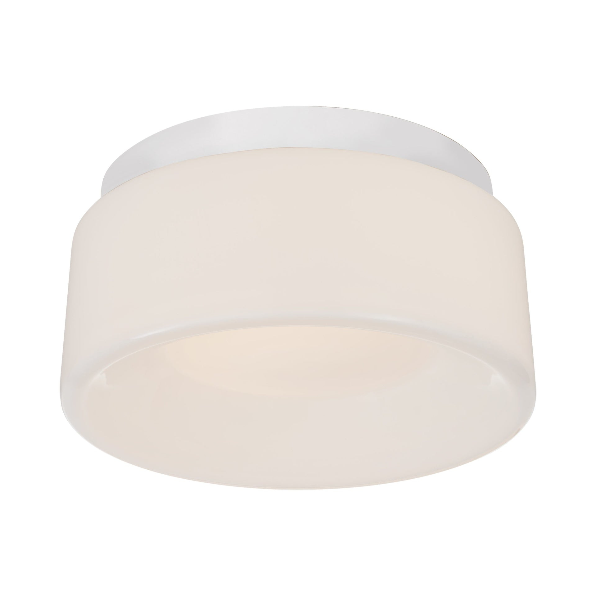 Halo Solitaire Matte White LED Flush Mount Light