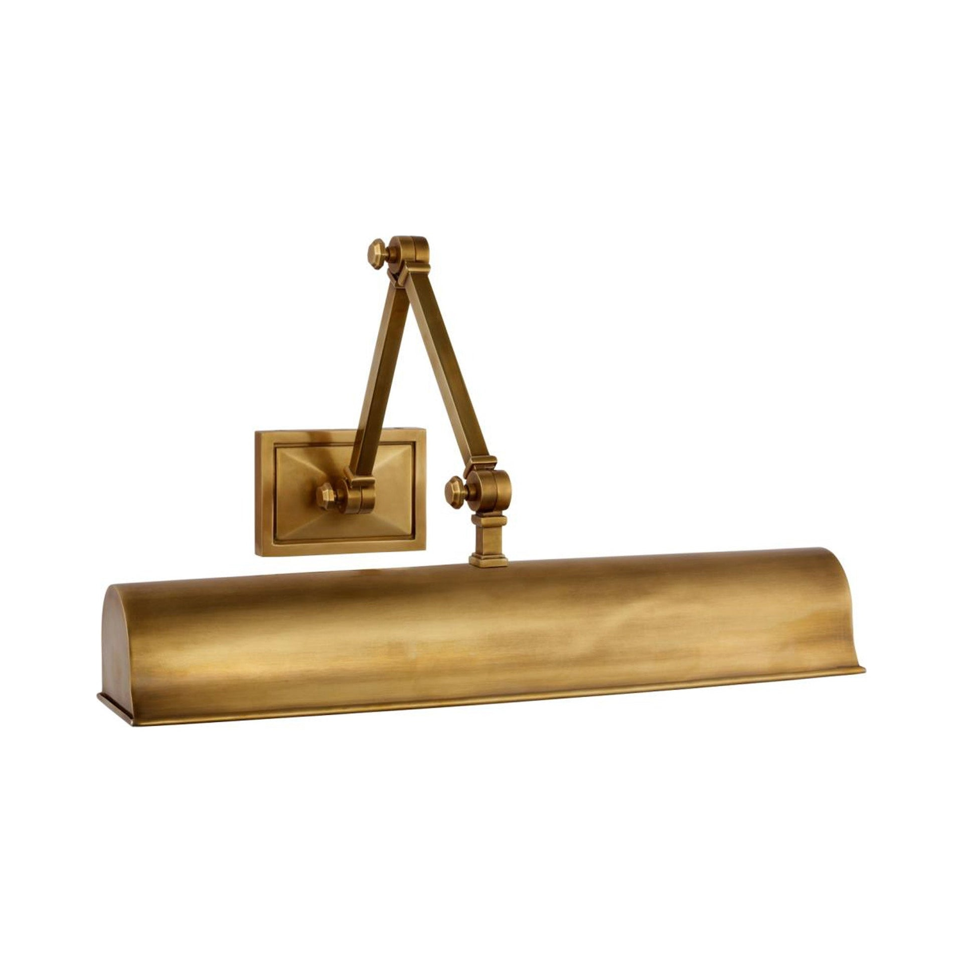 Hand-Rubbed Antique Brass Double Library Light Sconce