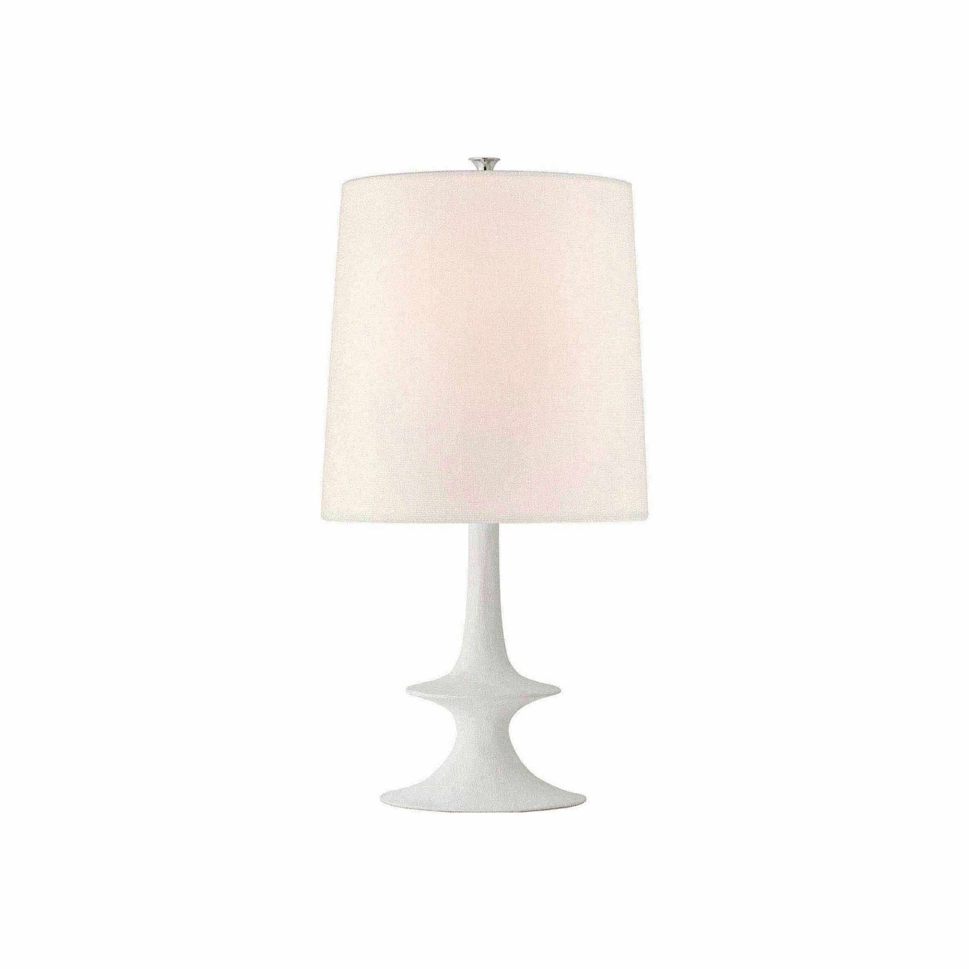 Edison Inspired Outdoor Table Lamp in Plaster White