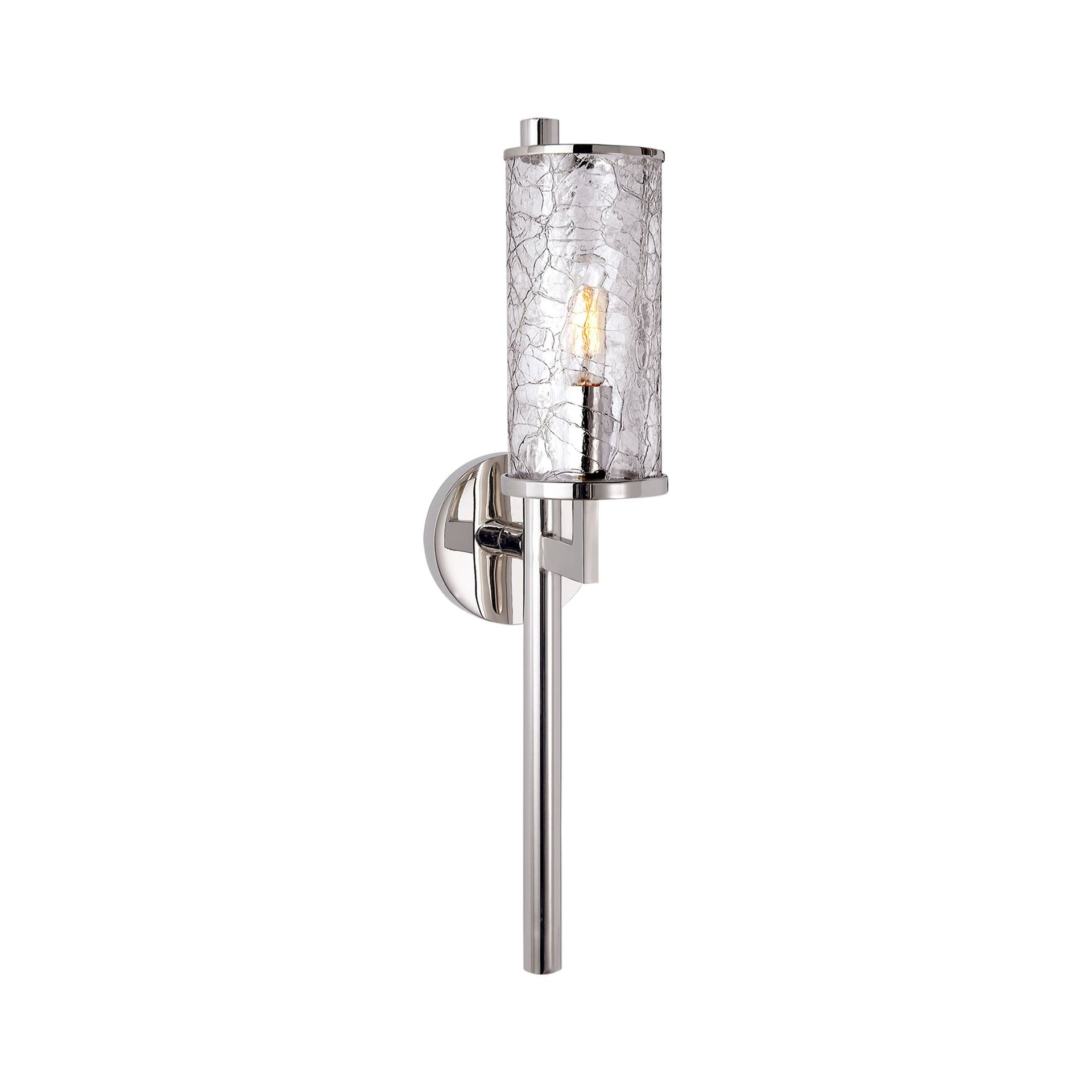 Liaison 19" Polished Nickel Dimmable Wall Sconce
