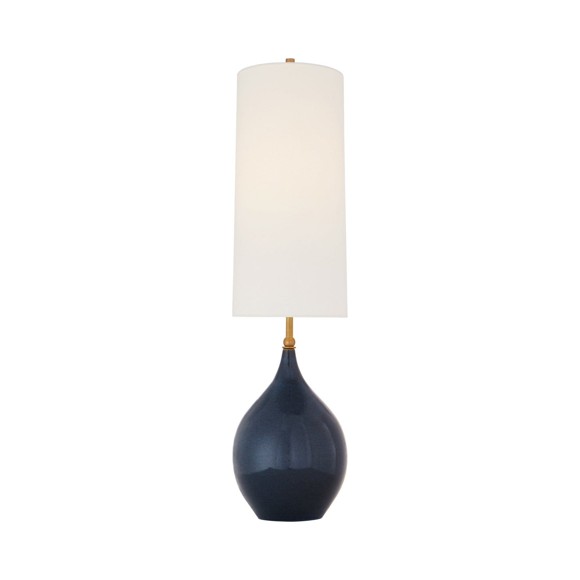 Loren Large Ceramic Table Lamp in Mixed Blue and Brown