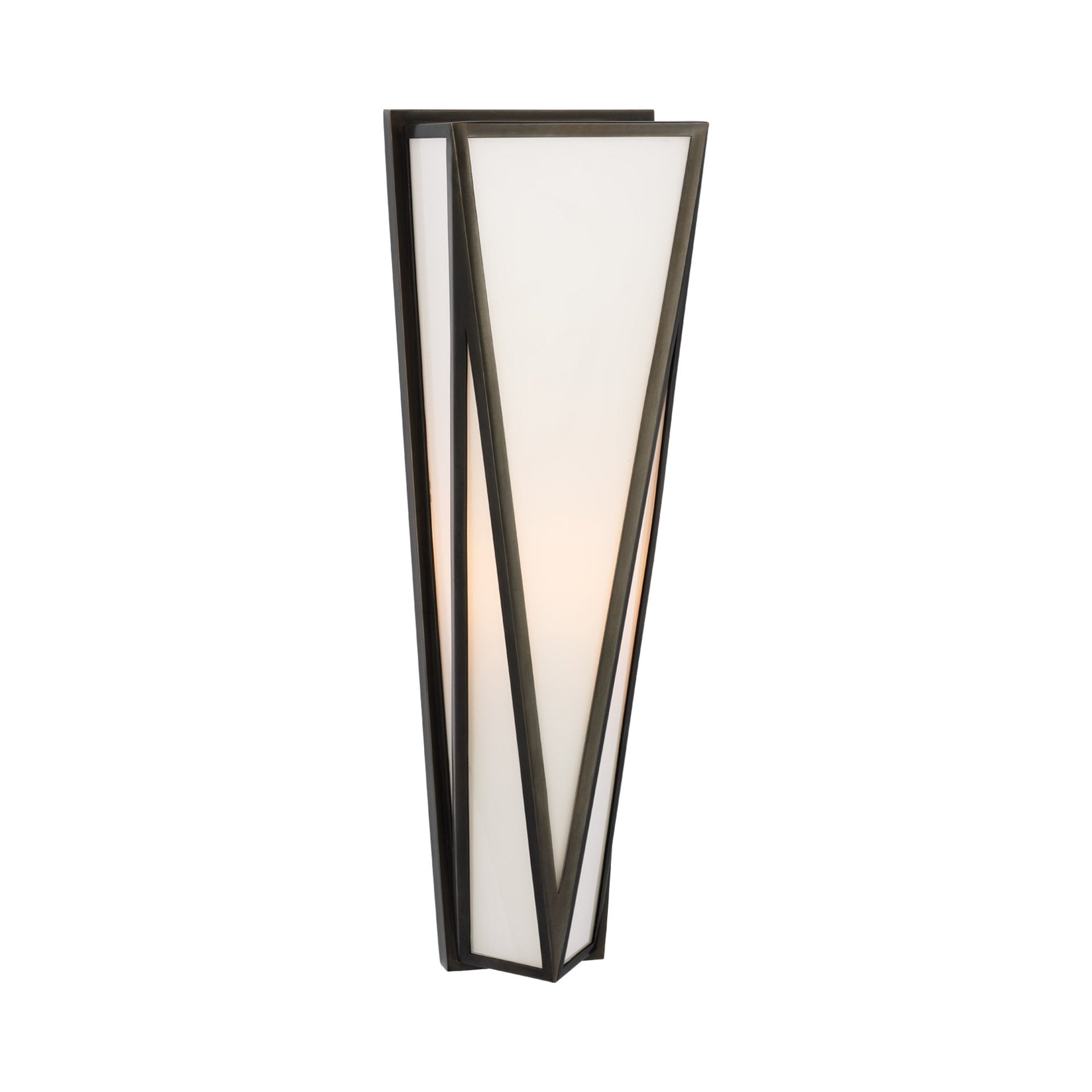 Bronze and Black Dimmable Direct Wired Sconce