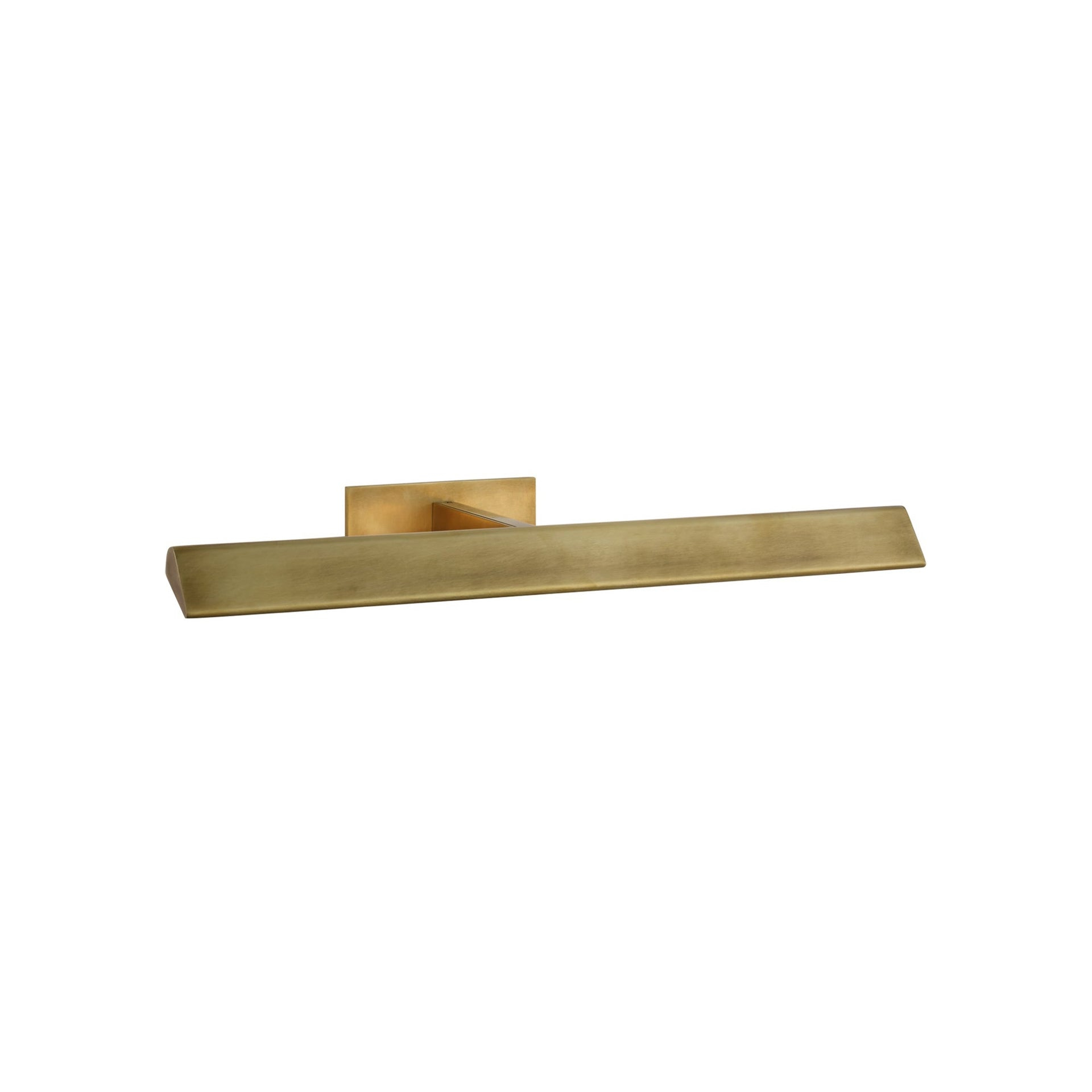 Antique Brass 18" Dimmable Battery-Powered Wall Light