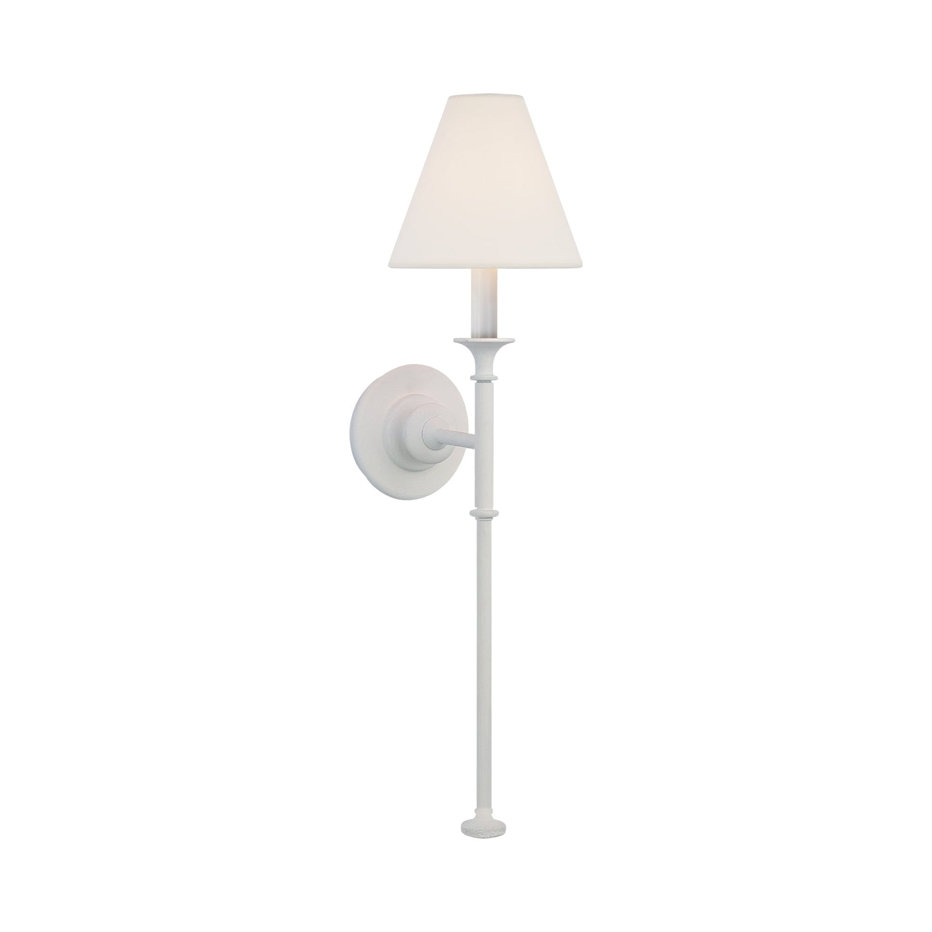 Piaf Plaster White Dimmable Iron LED Wall Sconce