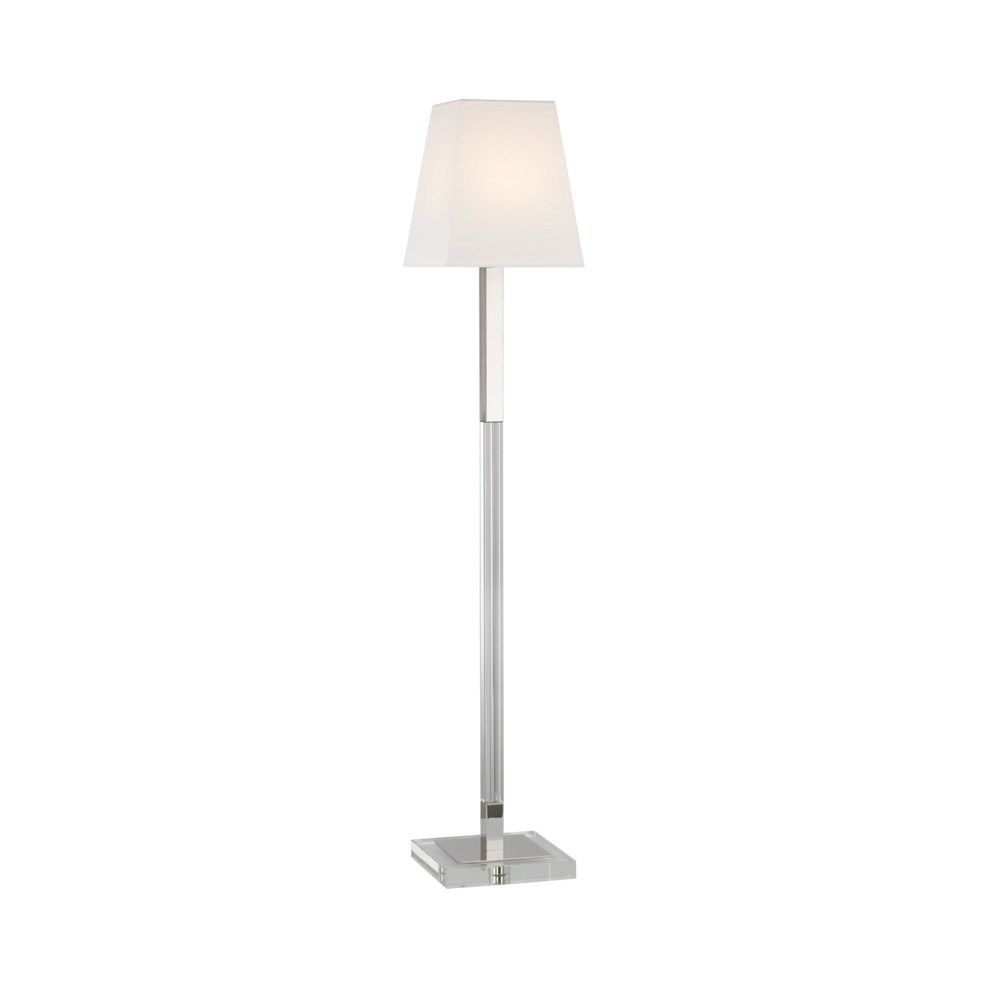 Reagan Adjustable 52" Silver Outdoor Chandelier-Style Floor Lamp