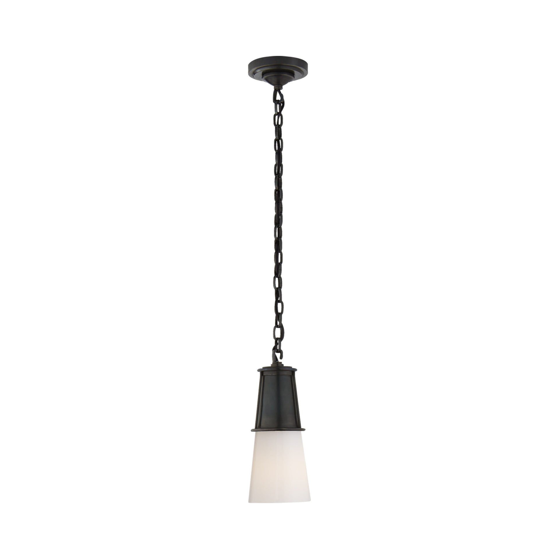 Robinson Polished Nickel & Bronze 11.25" Indoor/Outdoor Pendant