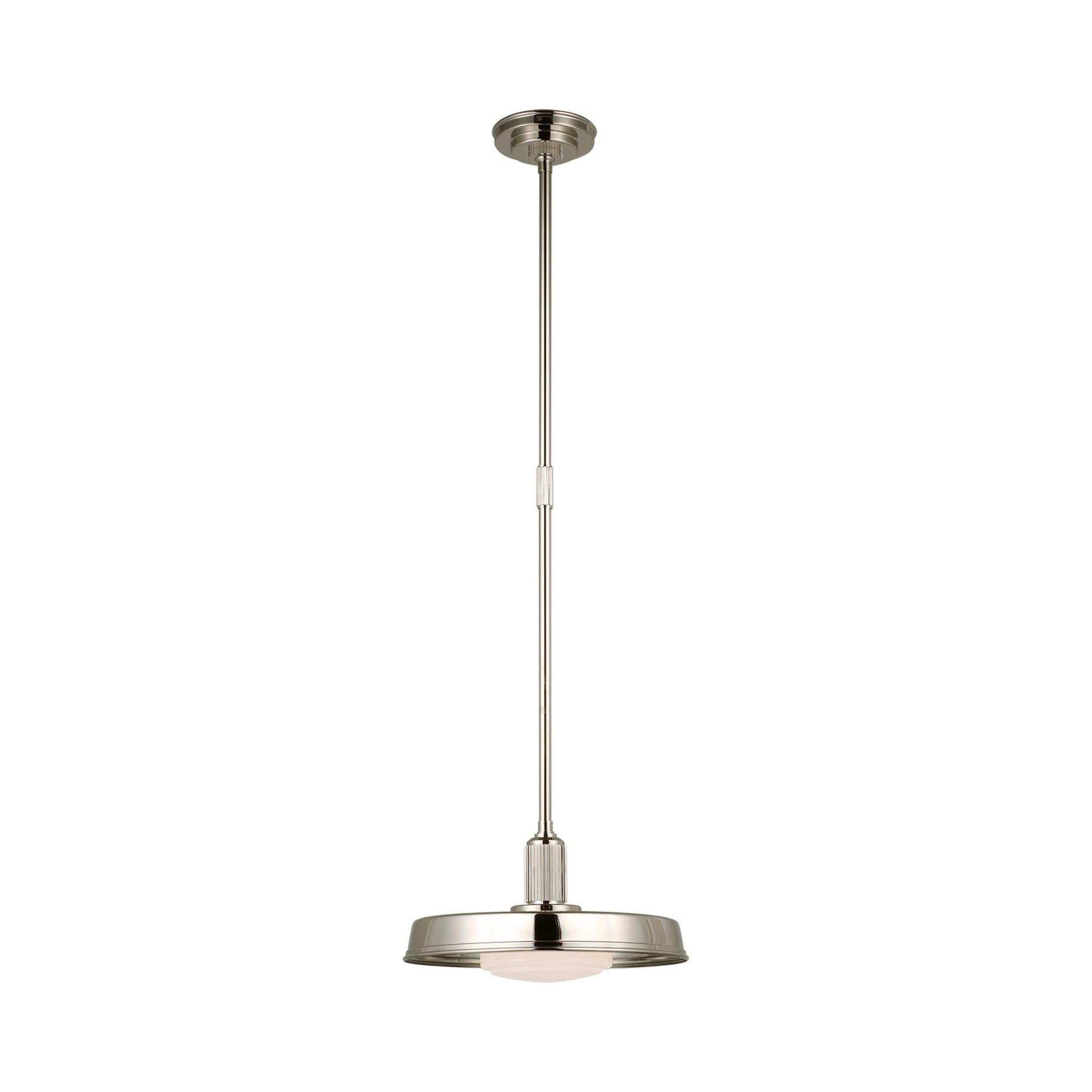 Ruhlmann 14" Polished Nickel Minimalist Pendant Light