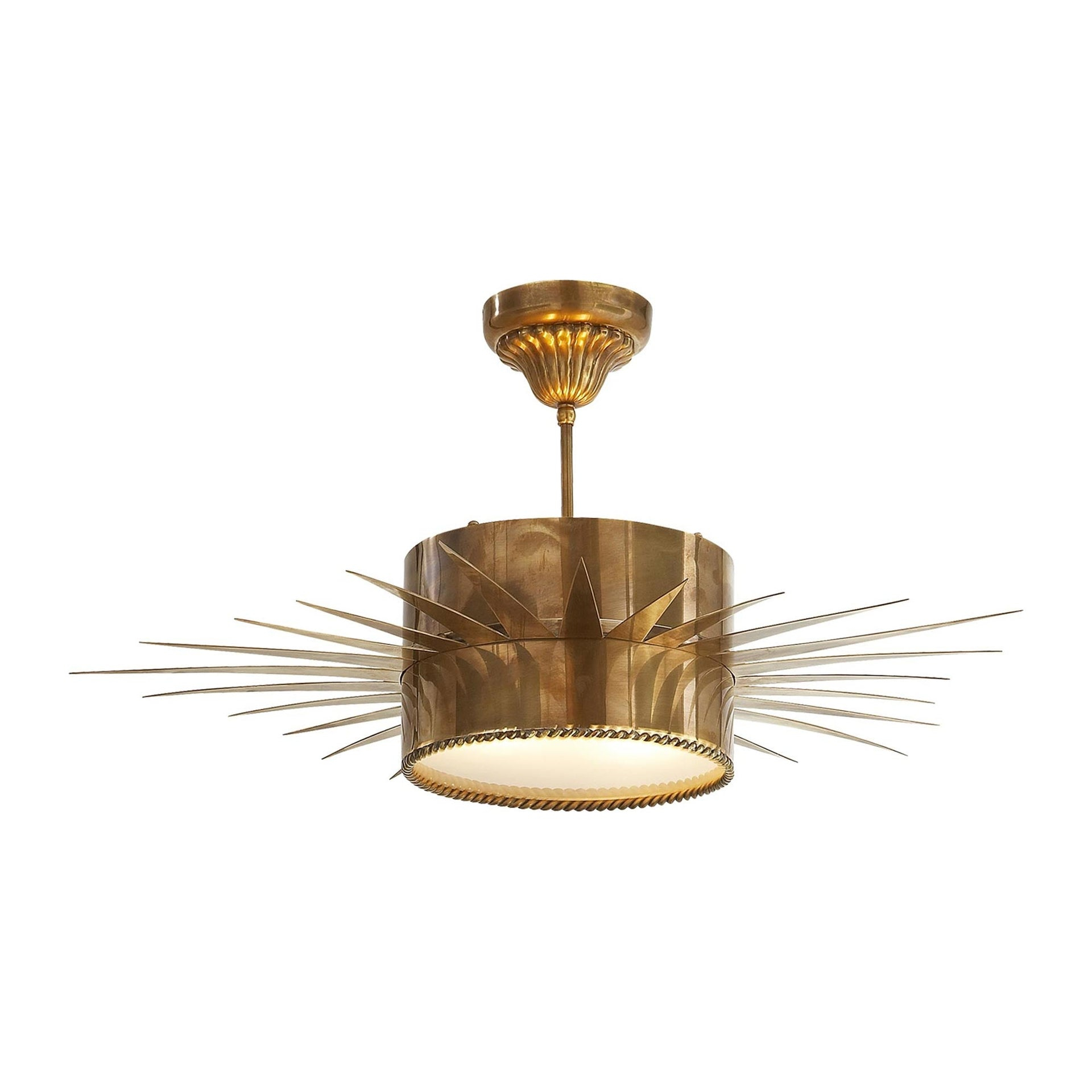 Soleil Semi Flush Ceiling Light