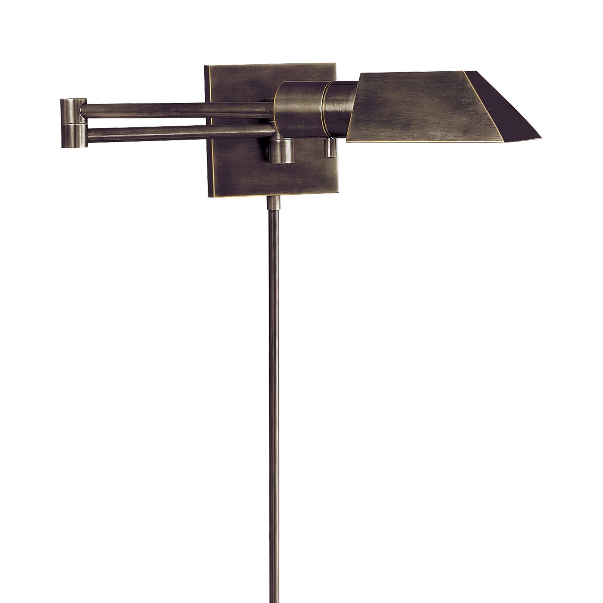Studio Elegance Dimmable Bronze Swing Arm Wall Light