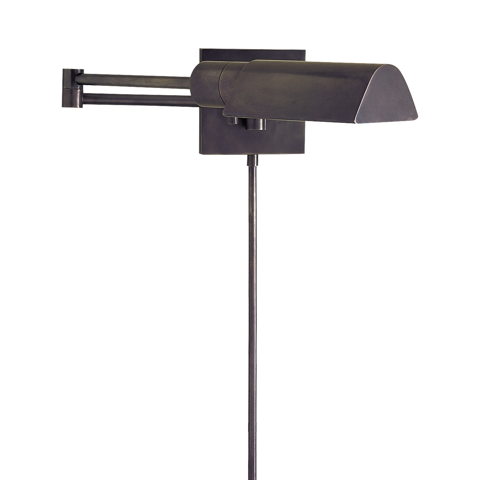 Studio Elegance 4.5'' Black and Bronze Swing Arm Sconce