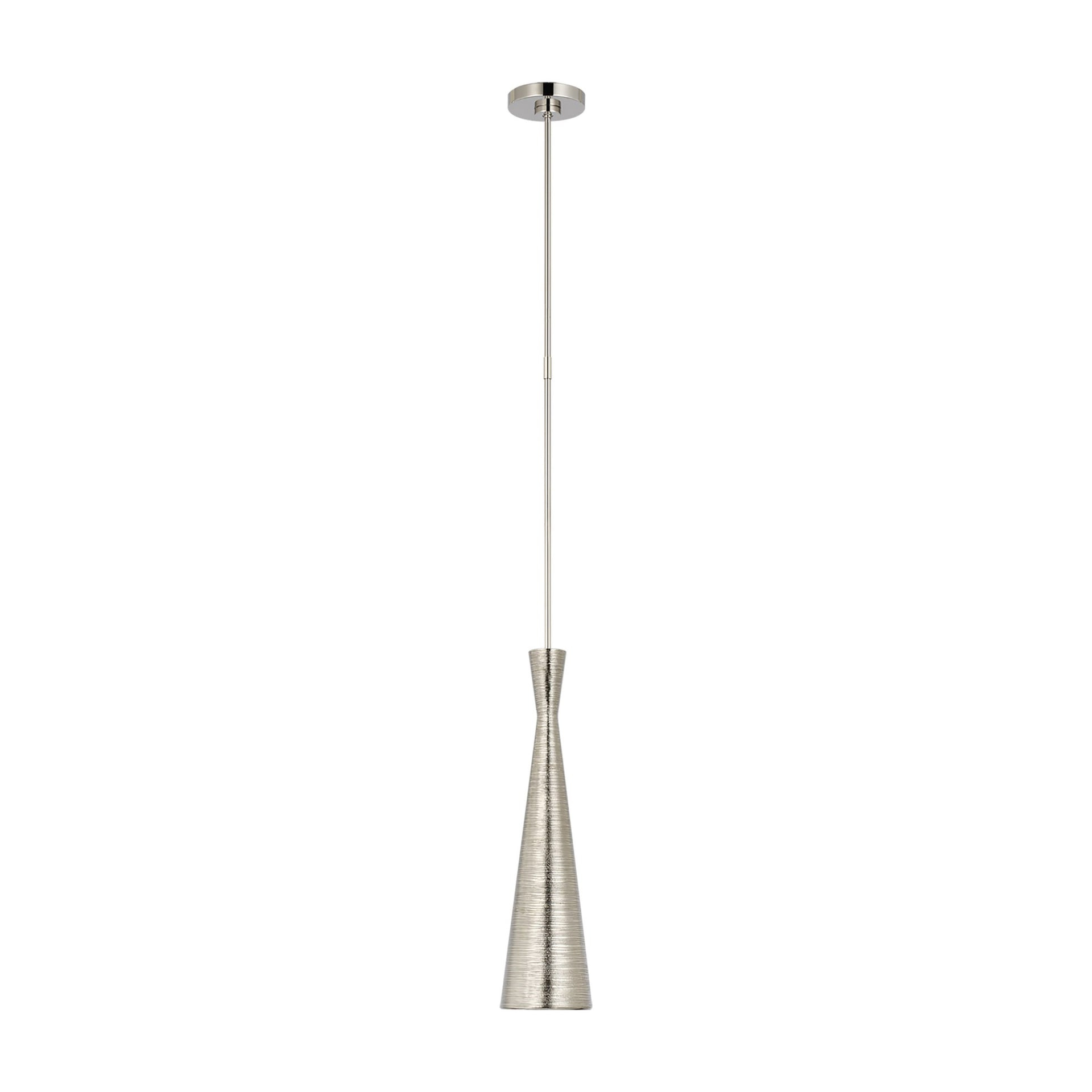 Utopia 20" Polished Nickel Indoor/Outdoor LED Pendant