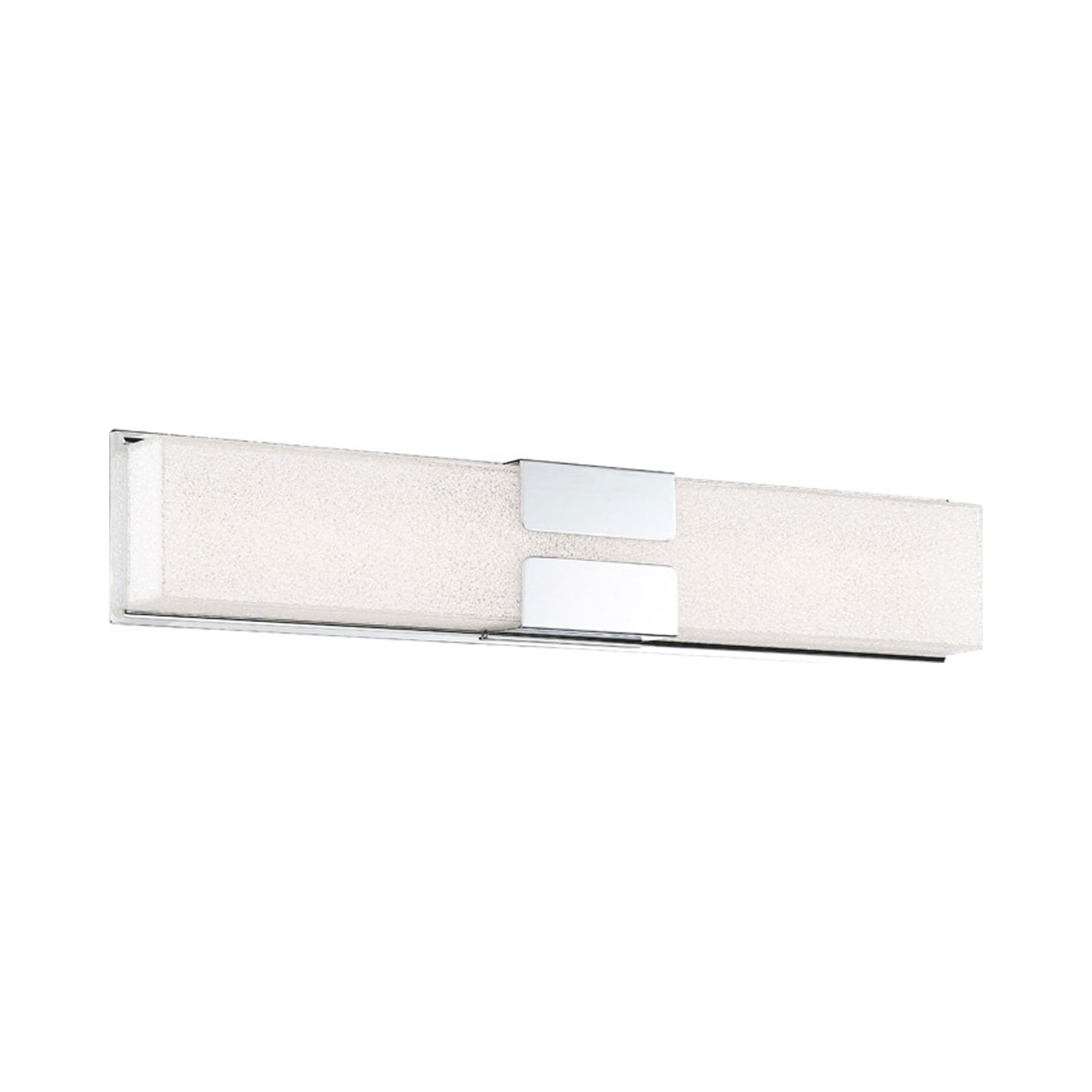 Vodka Chrome 26" LED Vanity Light with Dimmable Crystal-like Shade