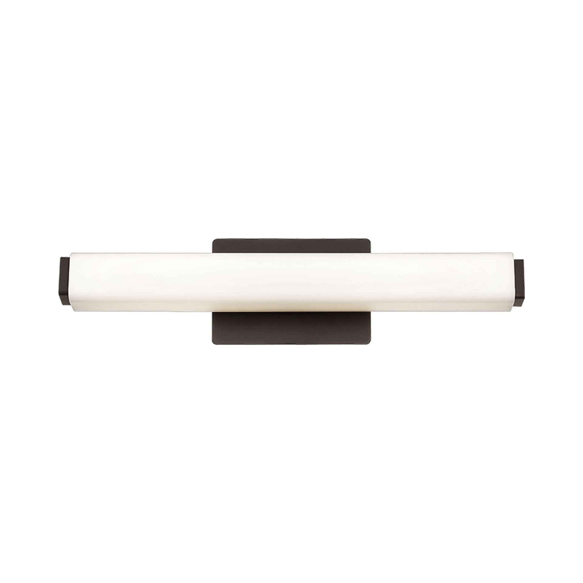 Bronze LED Vanity Light with Opal Glass Shade