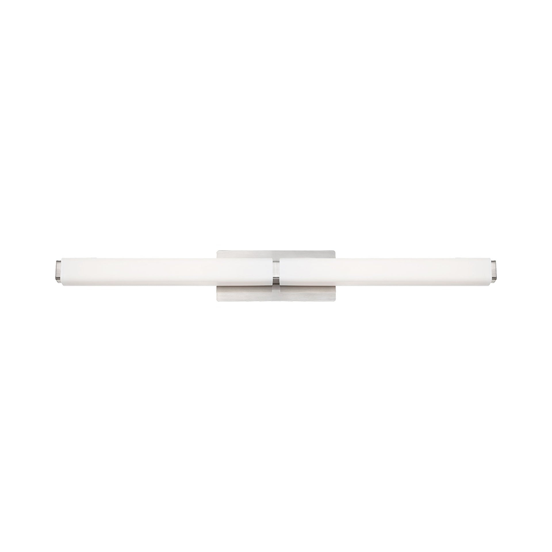 Vogue Brushed Nickel 17" LED Vanity Light with Opal Glass
