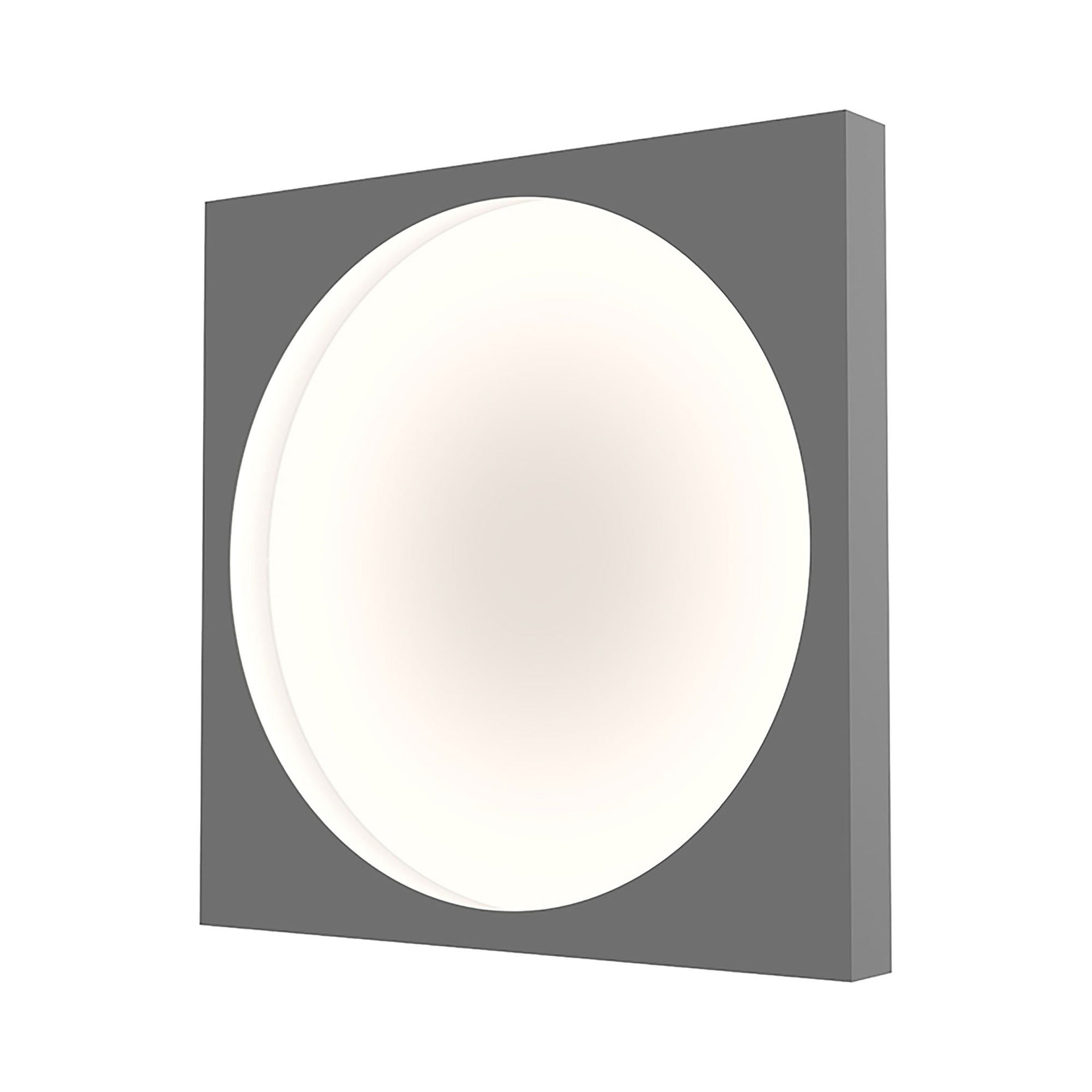 Vuoto 20" Dove Gray LED Wall Sconce with Aluminum Shade