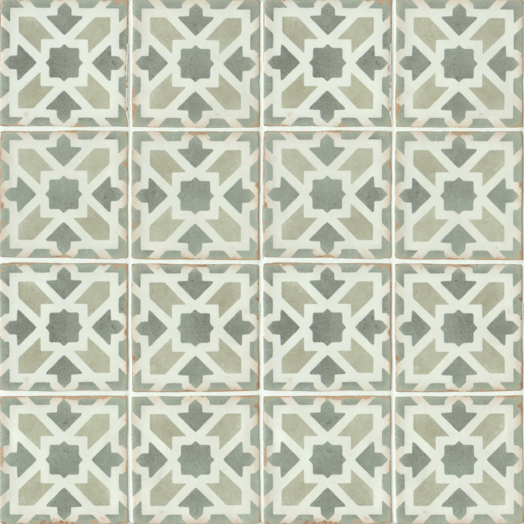 Casablanca 5" x 5" Ceramic Patterned Floor Use Tile