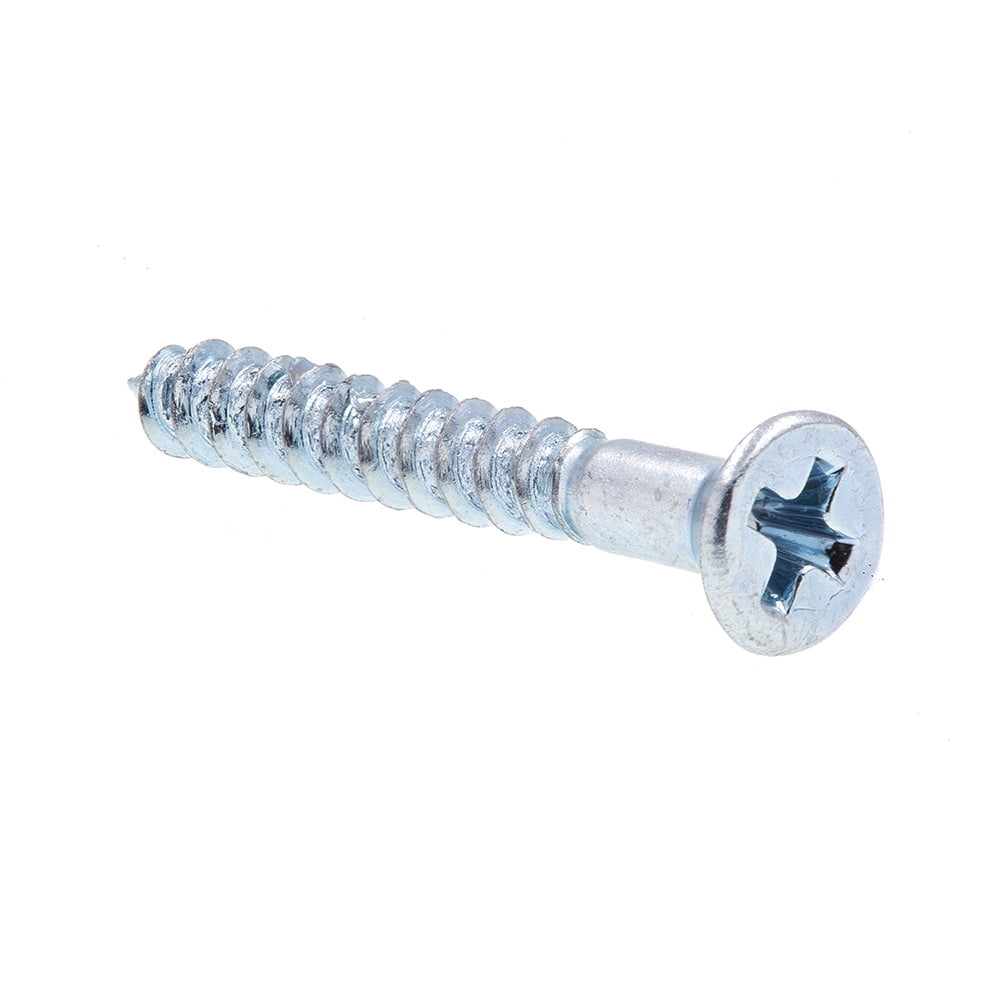 Prime-Line 9034121 Wood Screws, Flat Head, Phillips Drive, #3 X 3/4 in, Zinc Plated Steel, 50-Pack