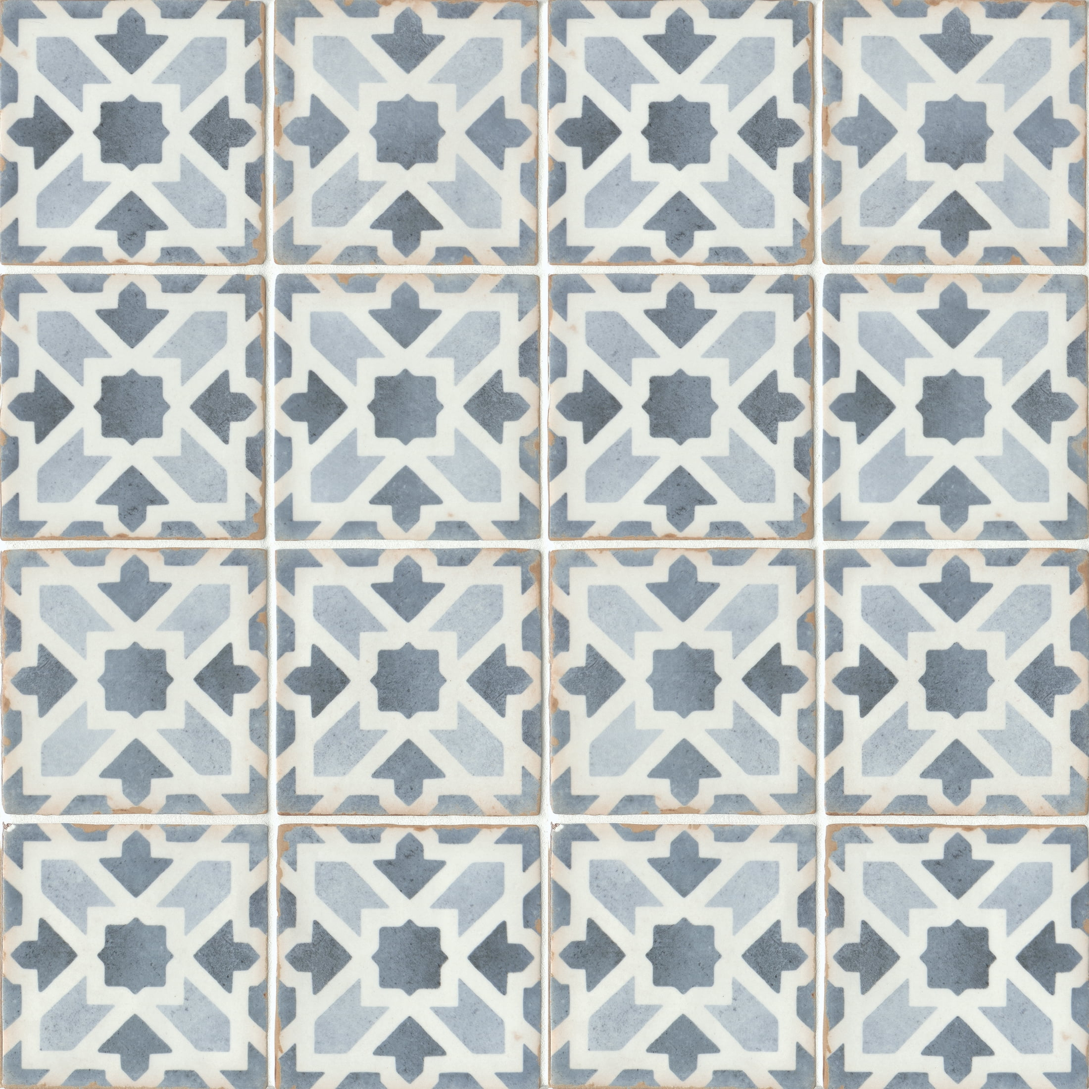 Casablanca 5" x 5" Ceramic Patterned Floor Use Tile