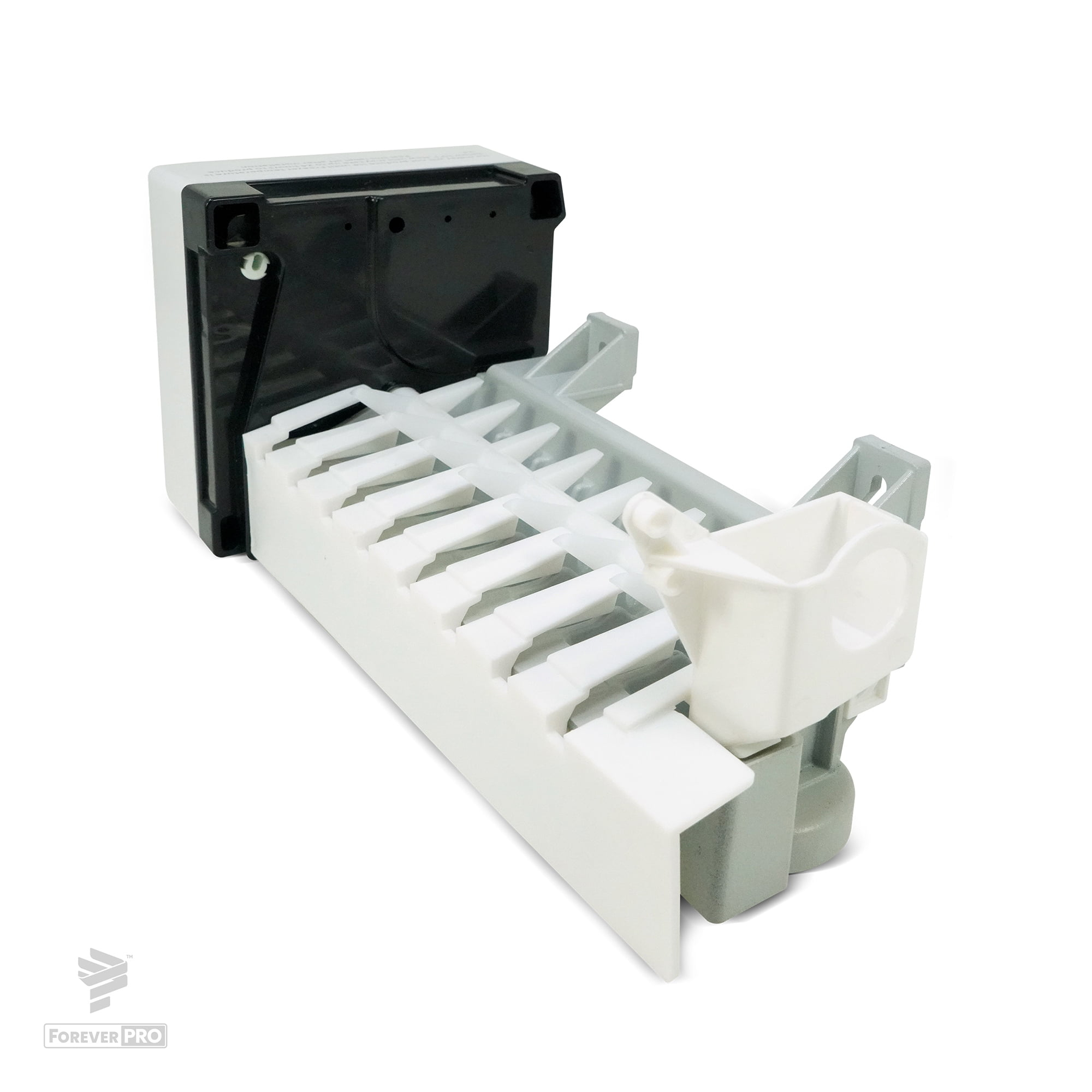 White and Black Electric Ice Maker Replacement for Whirlpool Refrigerators