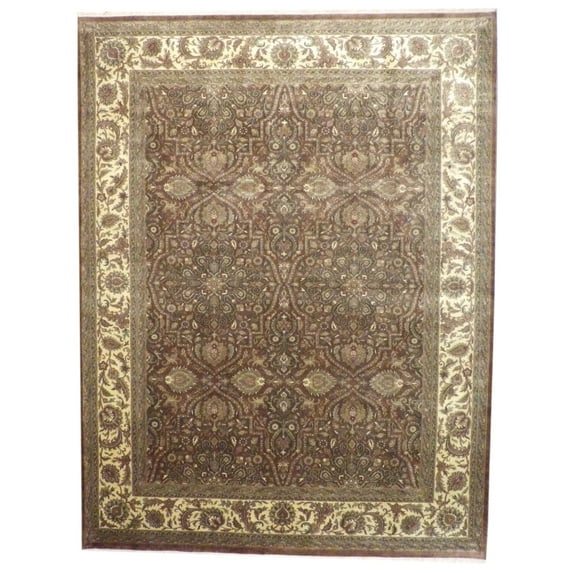 Wahi Rugs Hand Knotted Fine Persian Mashad 9'0"x12'0" -w258