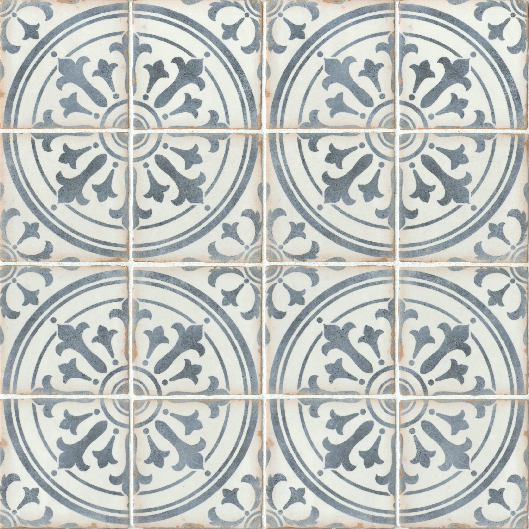 Casablanca 5" x 5" Ceramic Patterned Floor Use Tile