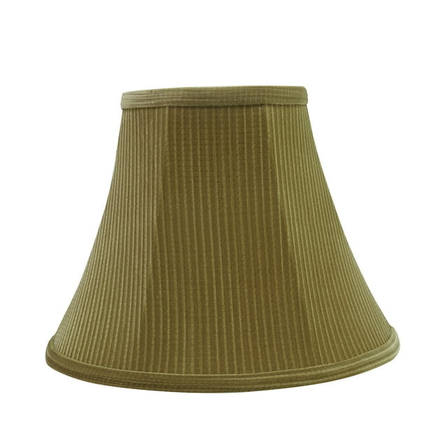 Aspen Creative 30159 Pantalla de Lámpara de Construcción de Araña con Forma de Campana Transicional en Marrón-verde, 12" de Ancho (6" x 12" x 9 1/2")