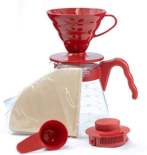 HARIO Coffee server V60 02 set Coffee drip For 1~4 cups Red VCSD-02R V60// Coffee