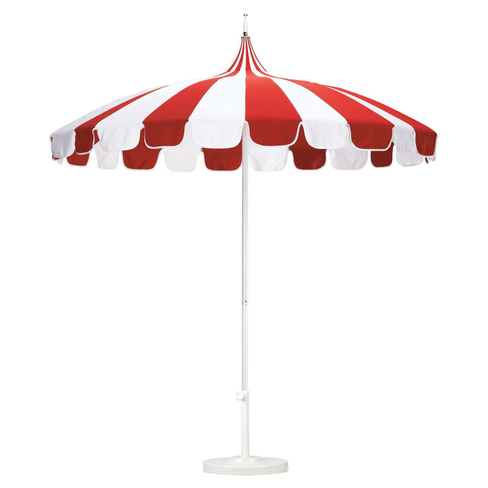 California Umbrella Pagoda 8.5-ft. Striped Pacifica Patio Umbrella