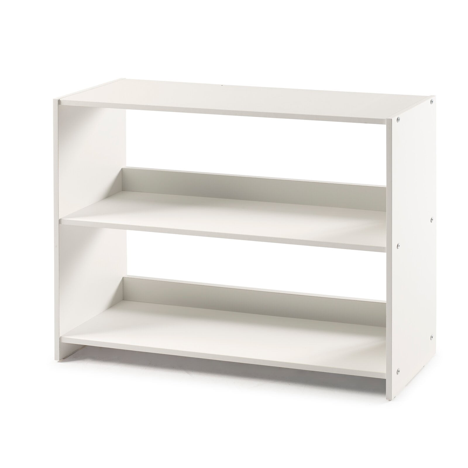 Donco Kids Low Loft Bookcase Shelf White