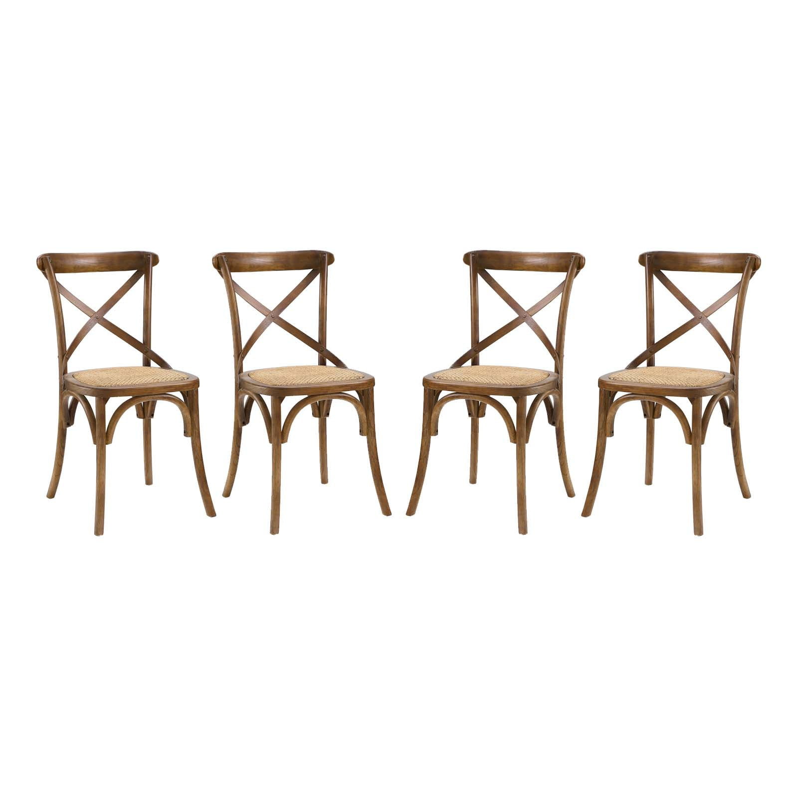 Modway Gear Dining Side Chair Set of 4