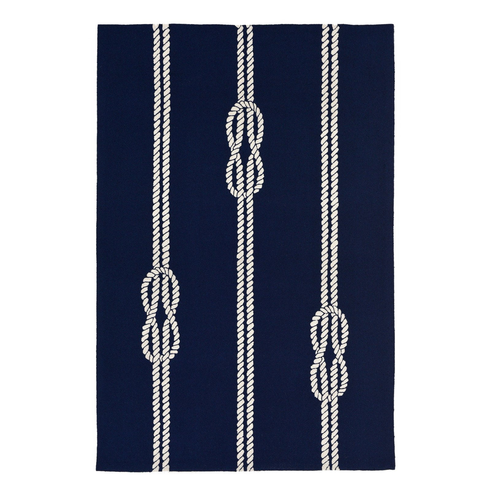 Liora Manne Capri Ropes Indoor/Outdoor Rug Navy 7'6" x 9'6"