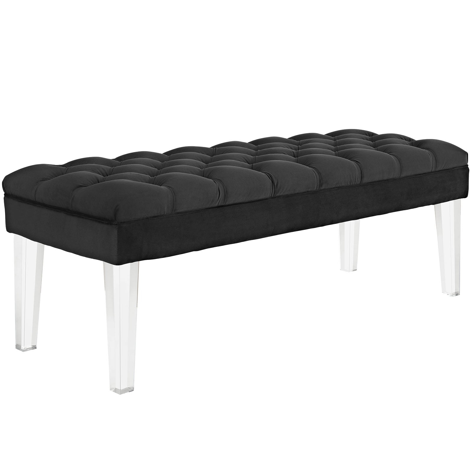 Valet Velvet Bench Black