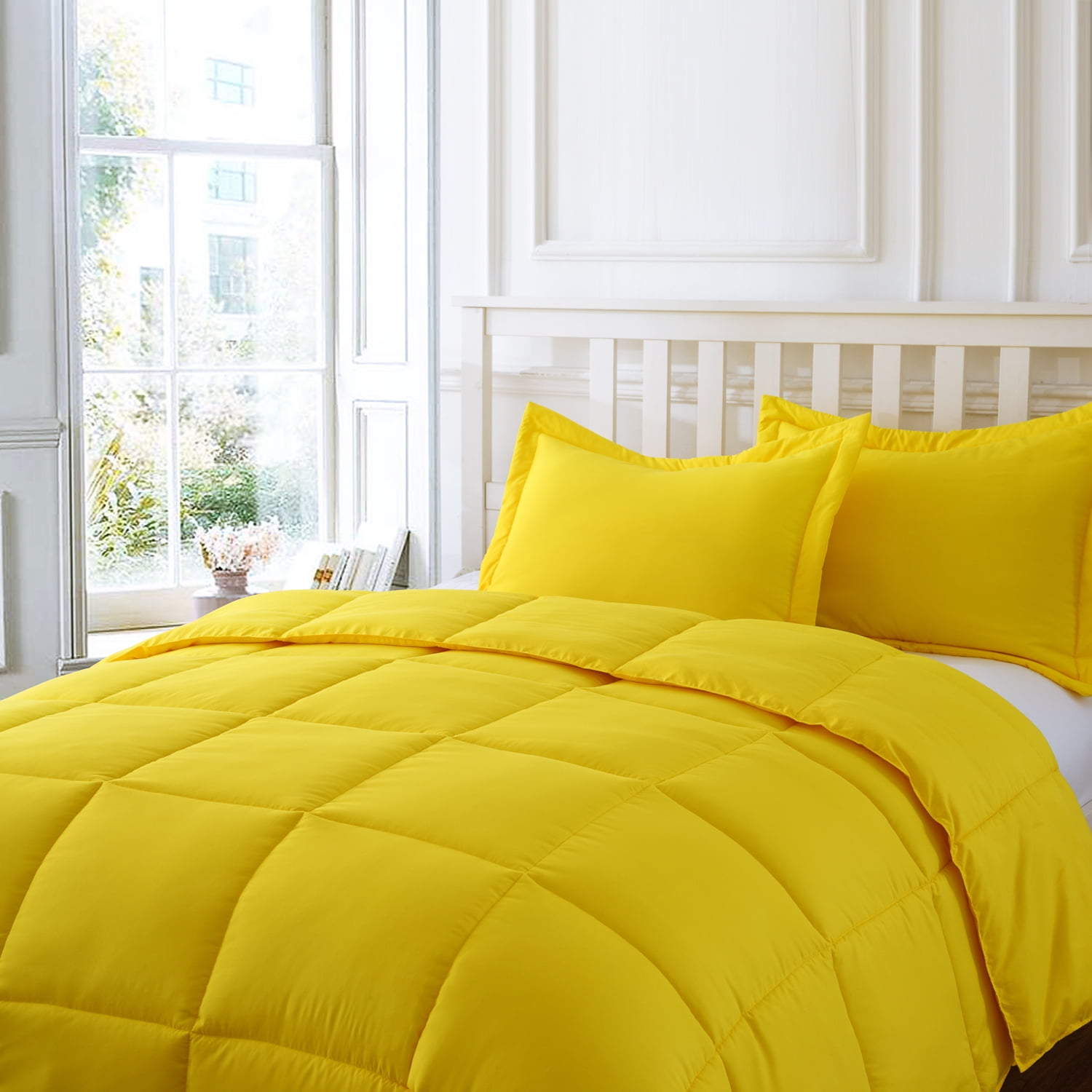 Lotus Home Stayclean Bacteria Reducing Water and Stain Resistant Microfiber Comforter Mini Set