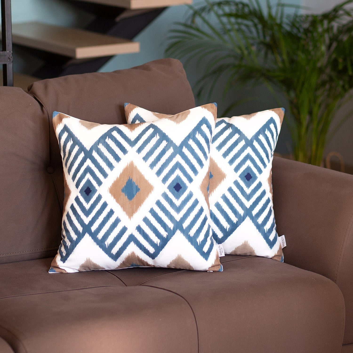 Apolena Ikat Reversible Pillow Cover (Set of 2)