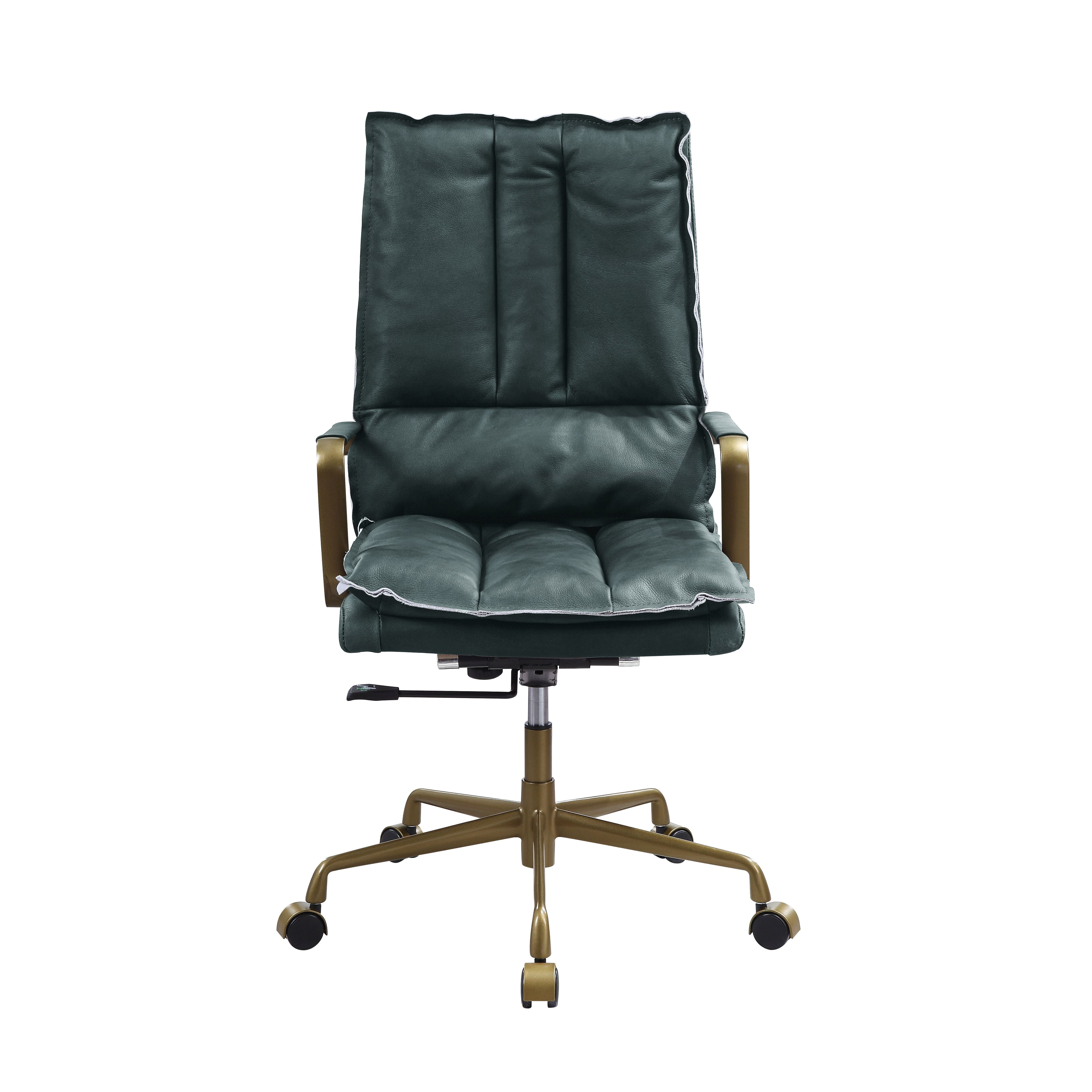 44 x 26 x 25 in. Tinzud Office Chair, Dark Green