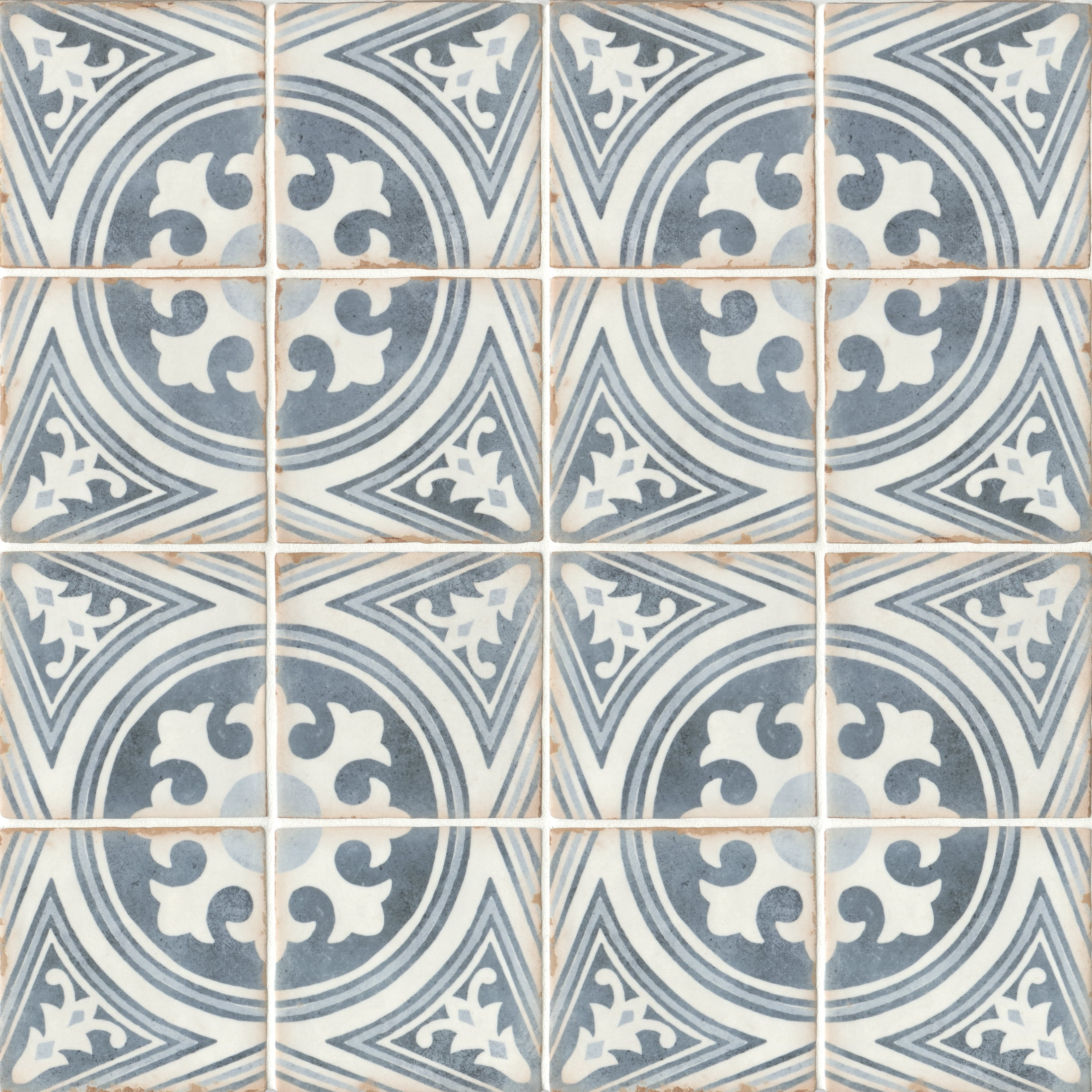Casablanca 5" x 5" Ceramic Patterned Floor Use Tile