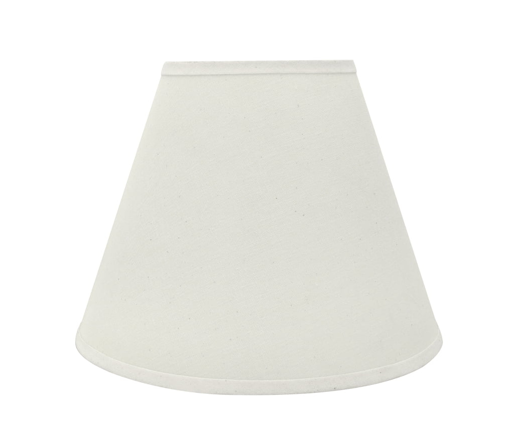 Aspen Creative 32290 Transitional Hardback Empire Shaped Spider Construction Lamp Shade in Off White, 14" wide (7" x 14" x 11")