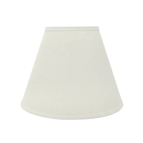 Aspen Creative 32290 Transitional Hardback Empire Shaped Spider Construction Lamp Shade in Off White, 14" wide (7" x 14" x 11")