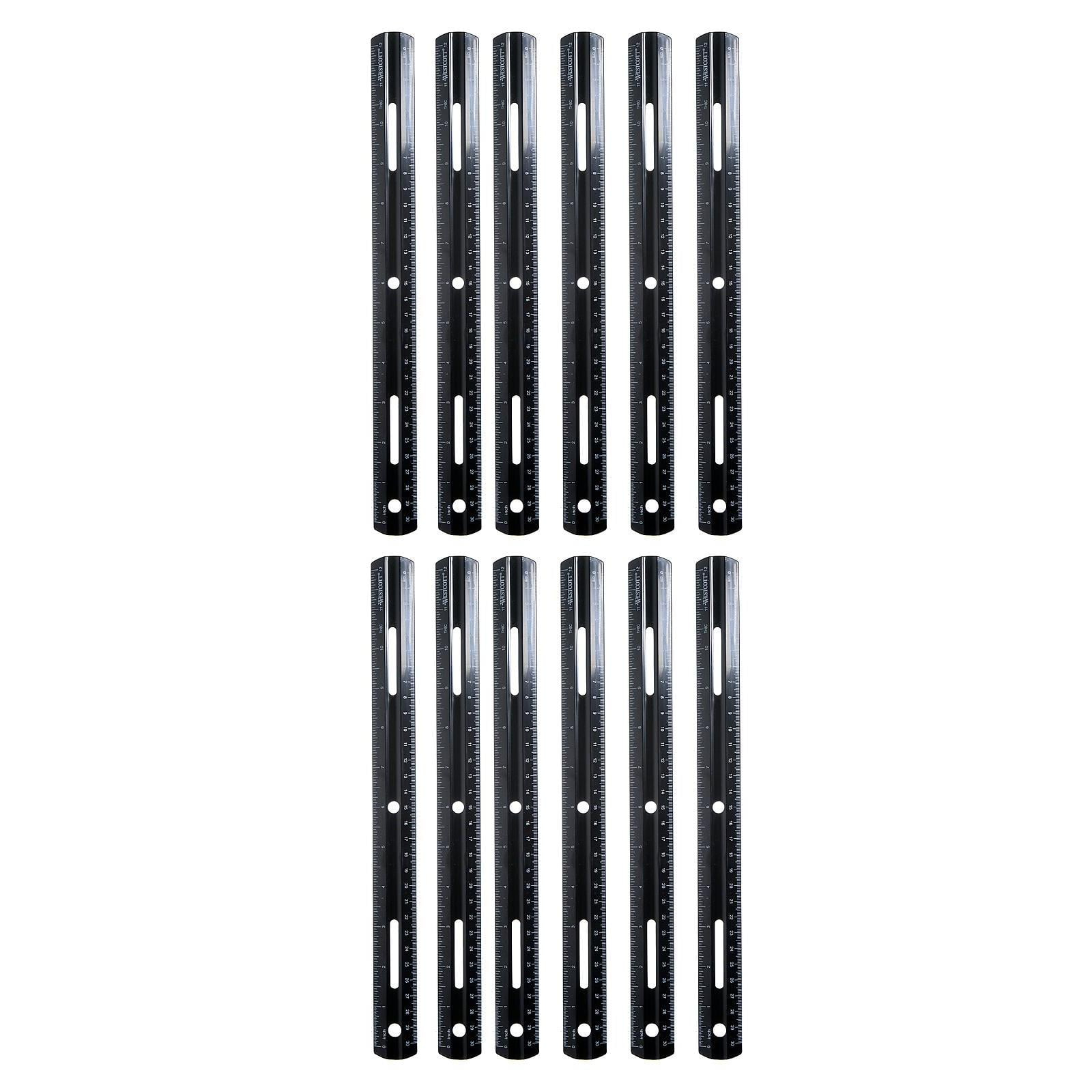 Recycled 12 in. Ruler plastic ruler (pack of 12)
