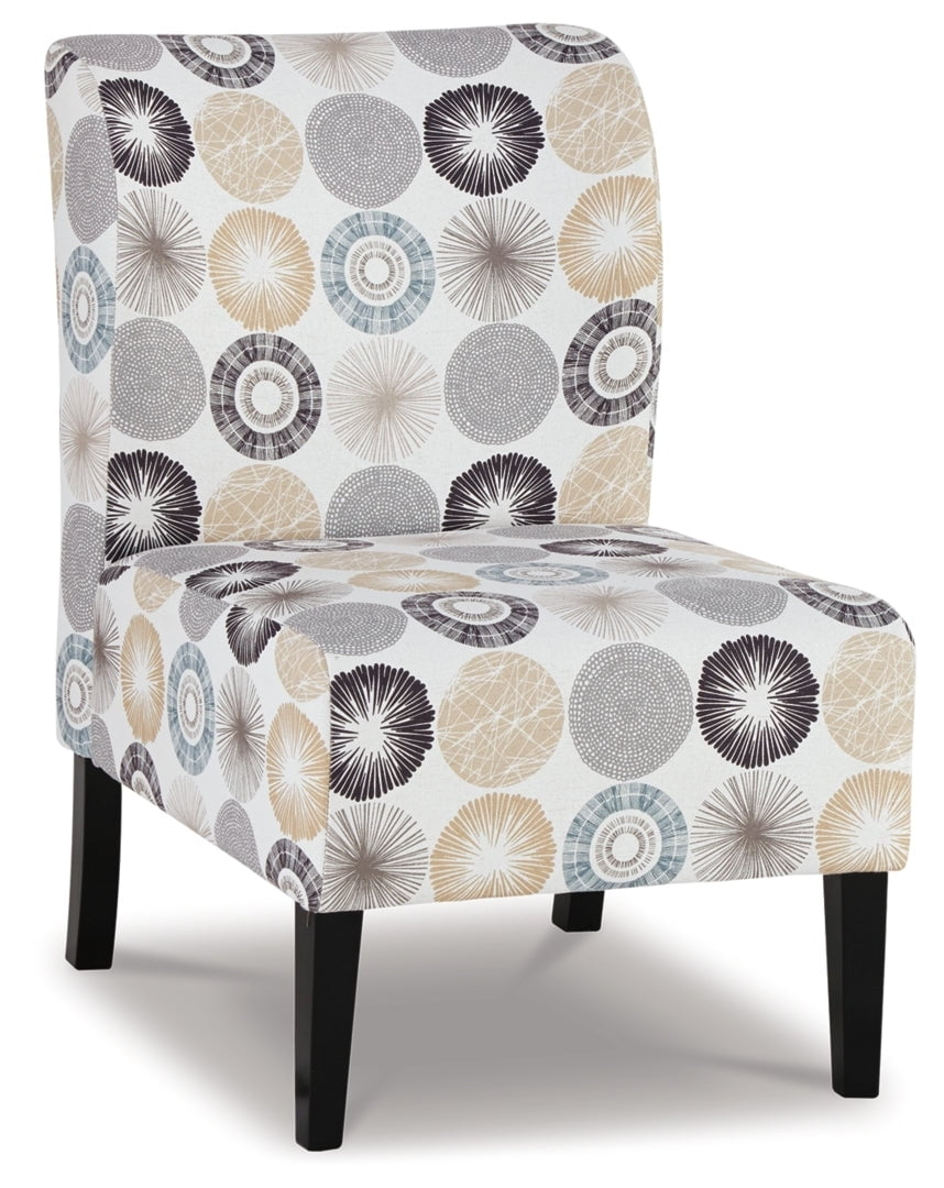 Signature Design by Ashley Casual Triptis Accent Chair  Gray/Tan